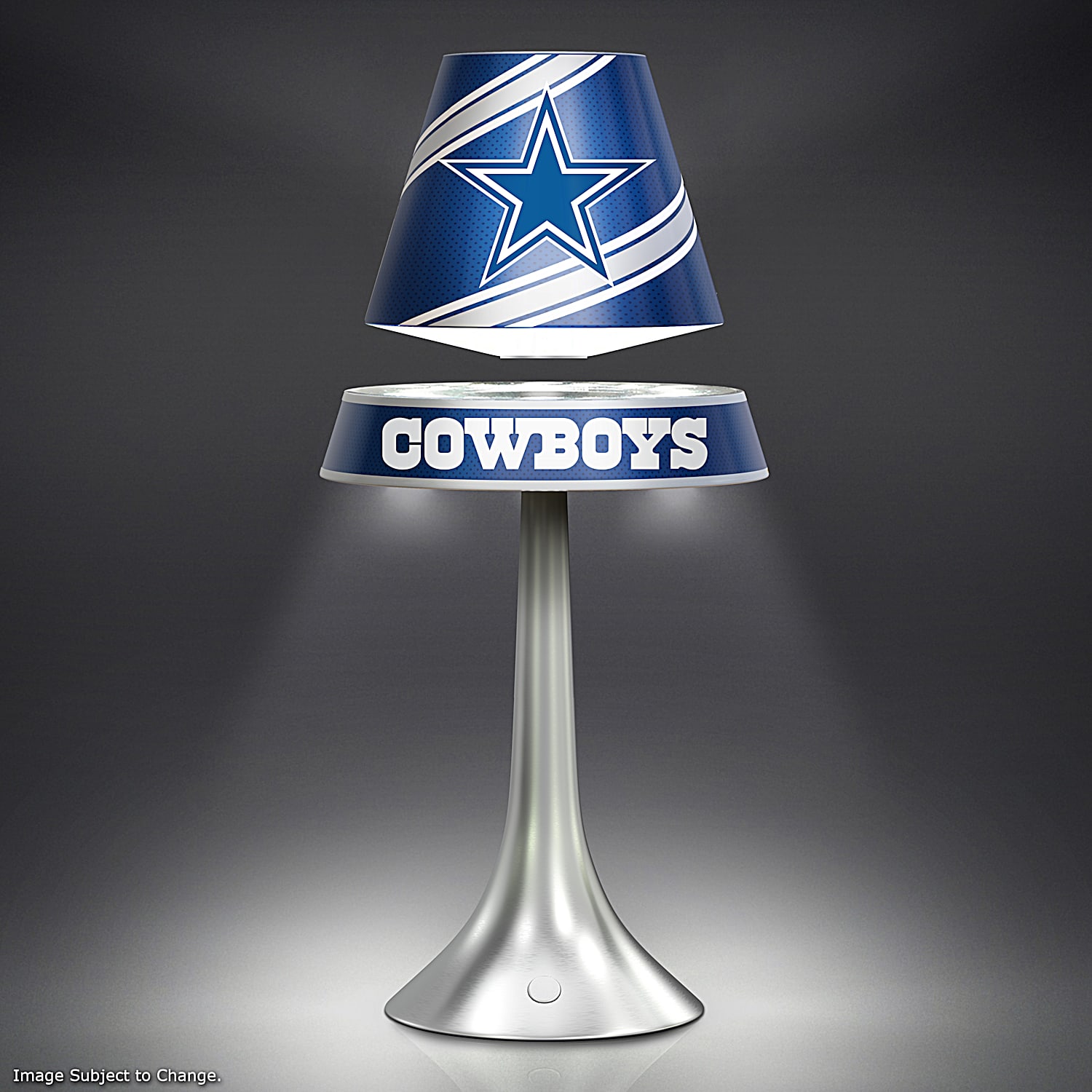 Dallas Cowboys NFL Levitating Lamp Adorned With Team Logo And