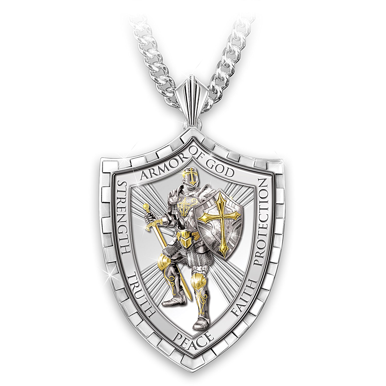 Shield pendant hot sale