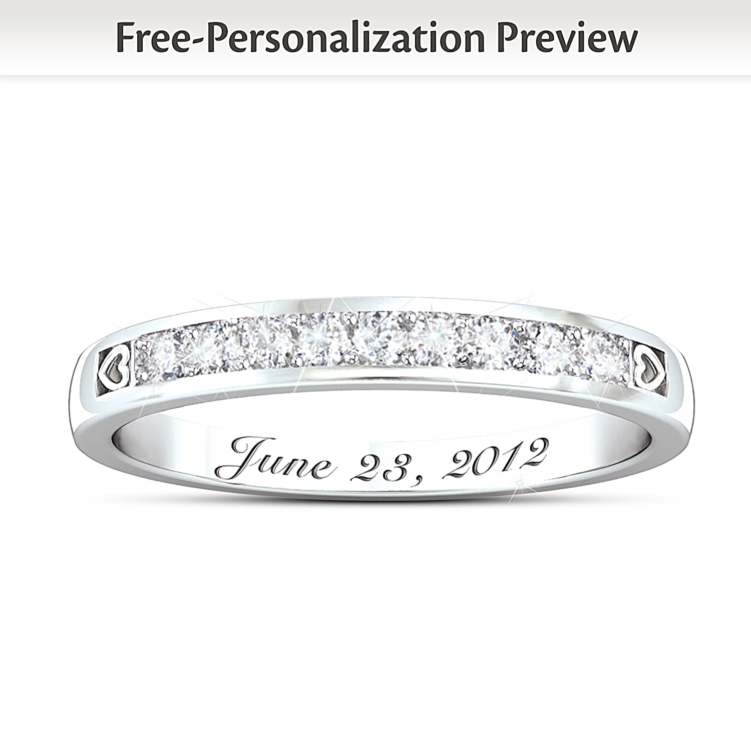 Personalised diamond ring online