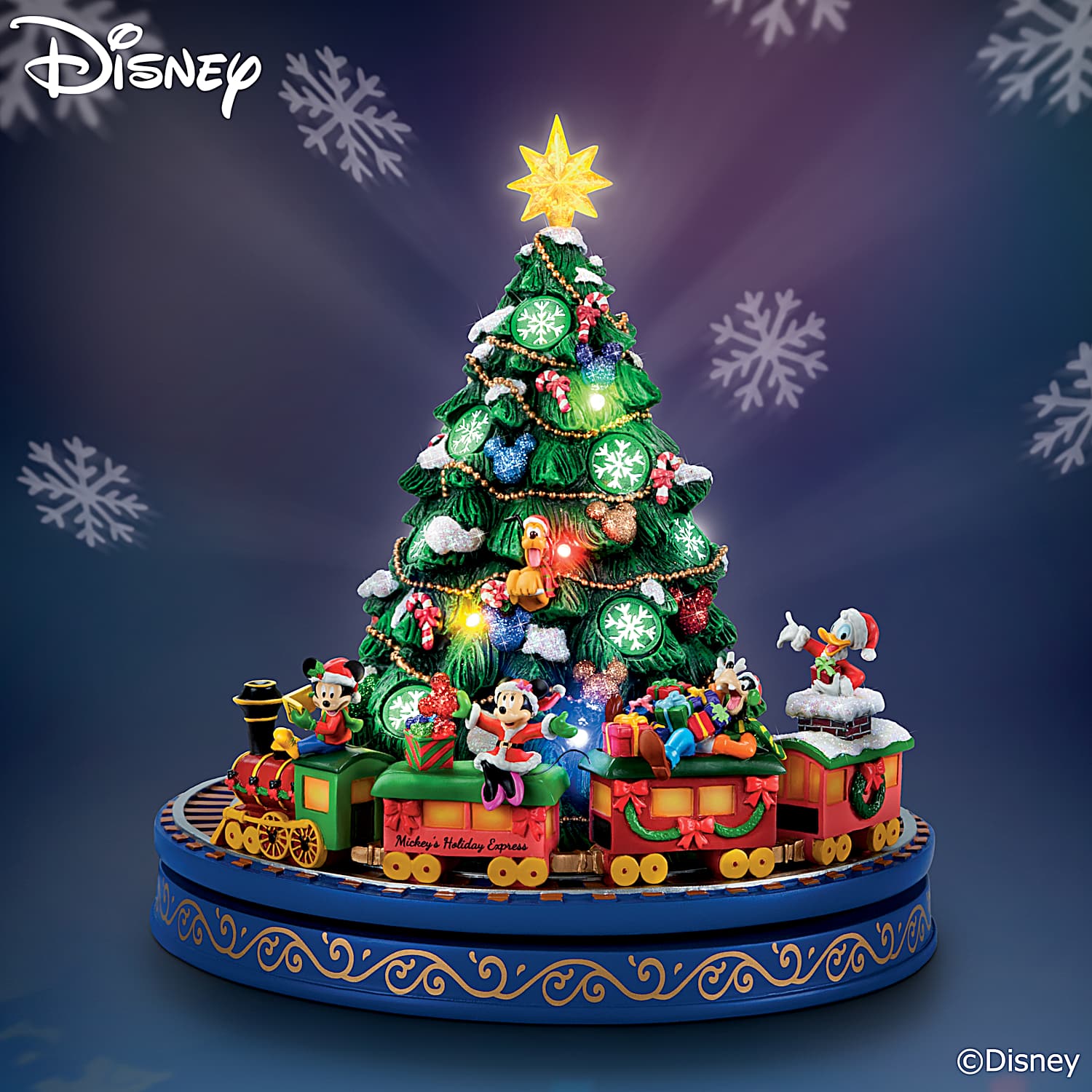 Christmas tree with lights and music discount