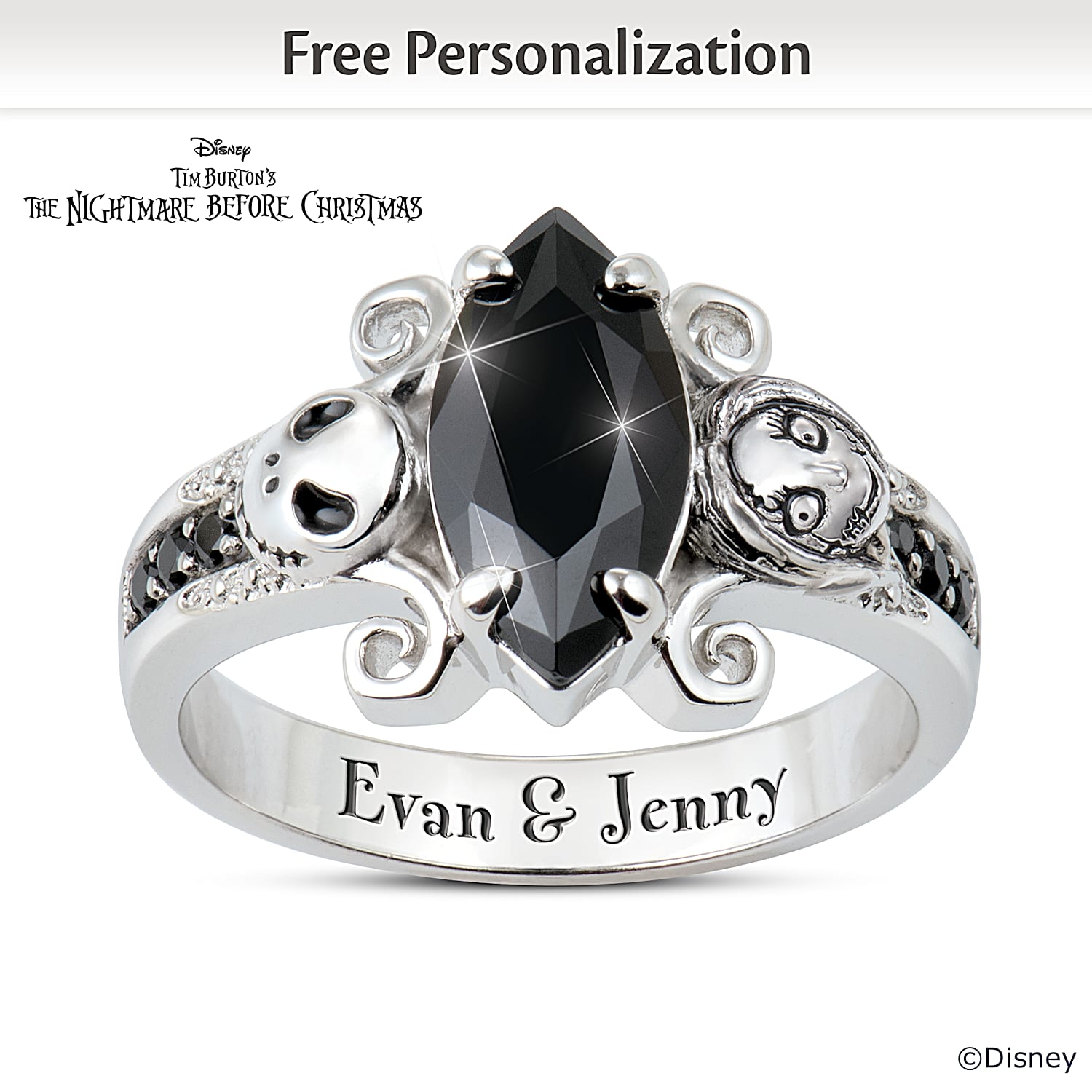 Nightmare before christmas engagement ring sale