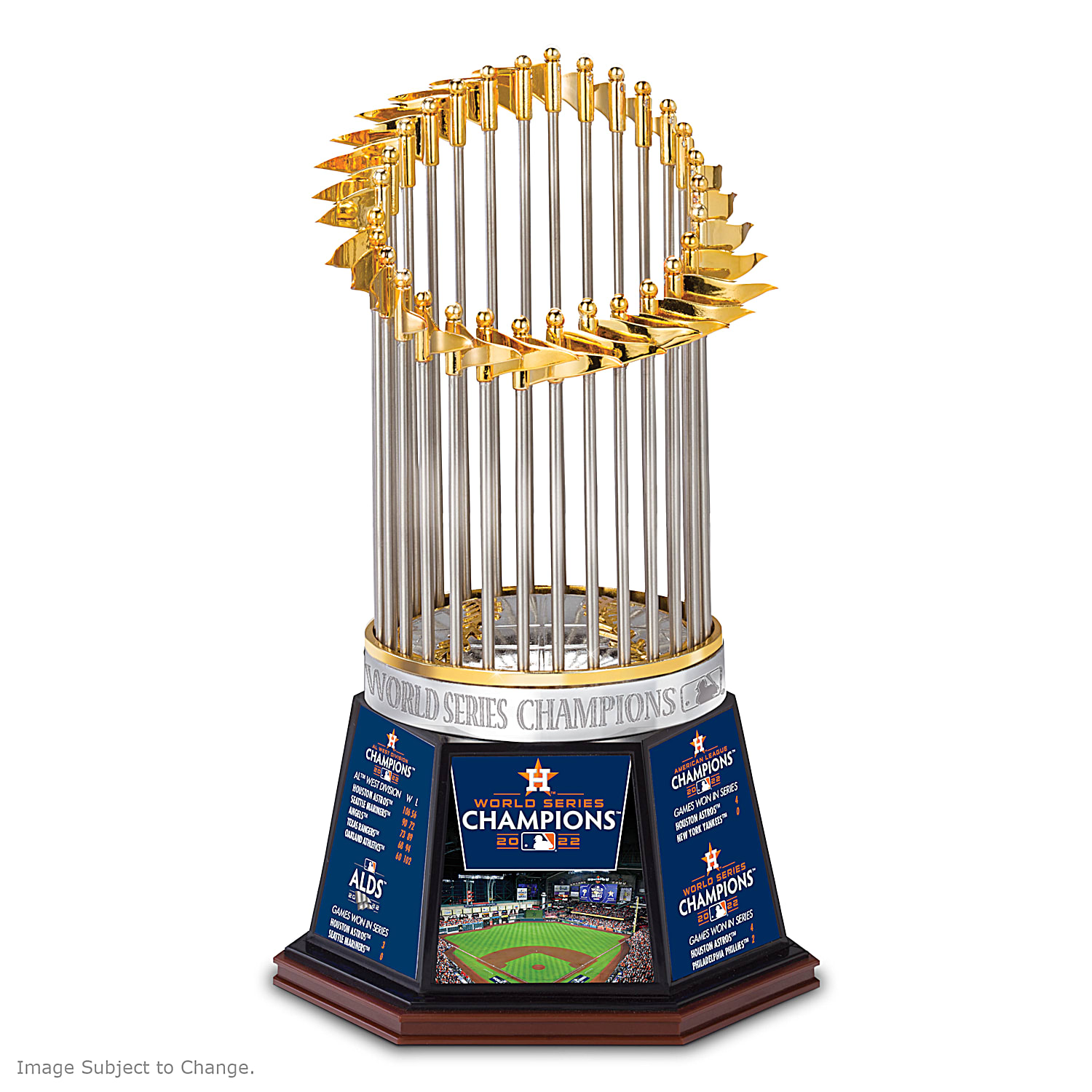 World Series Trophy 2022 MLB World Series Champions Houston