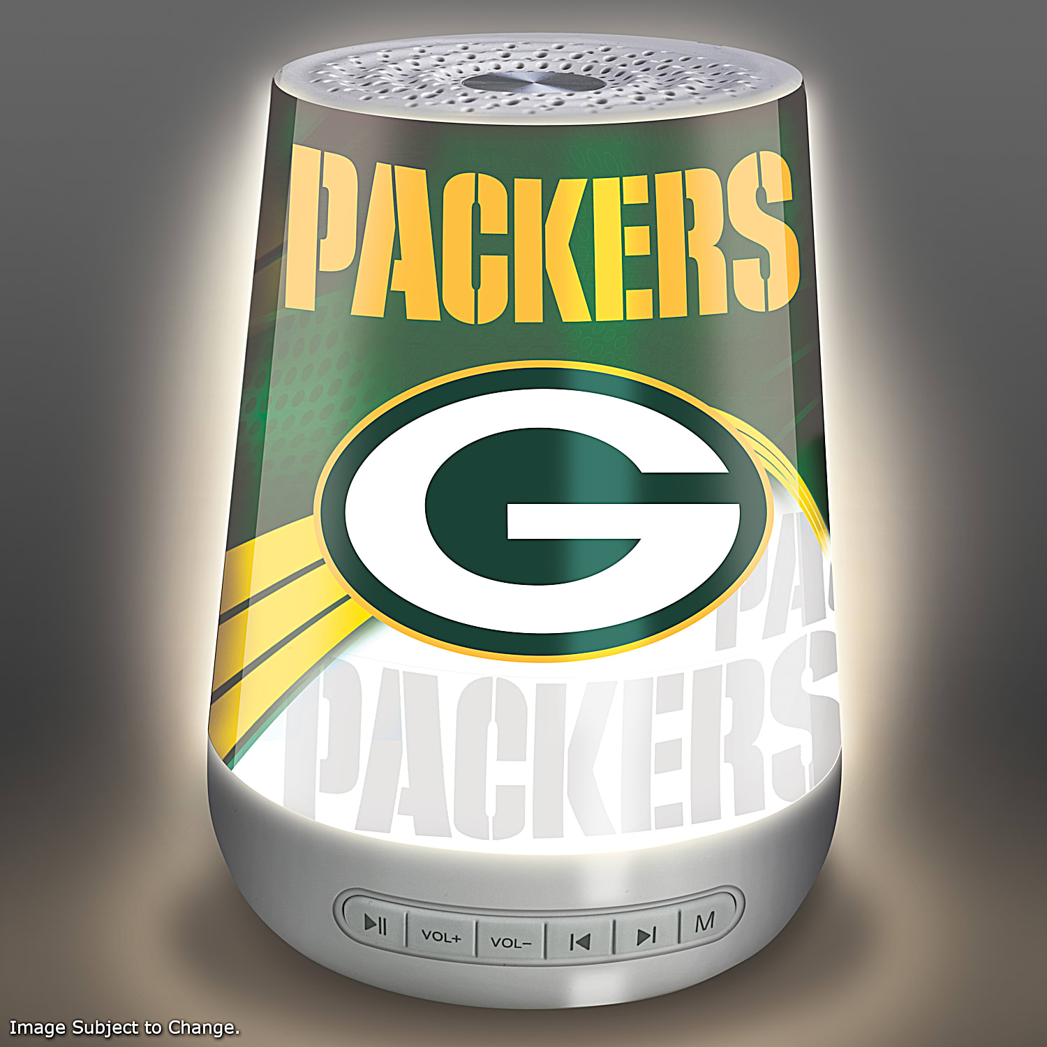 Green Bay Packers Illuminated NFL Sound Machine That Emits 24 Soothing  Sounds For Better Sleep