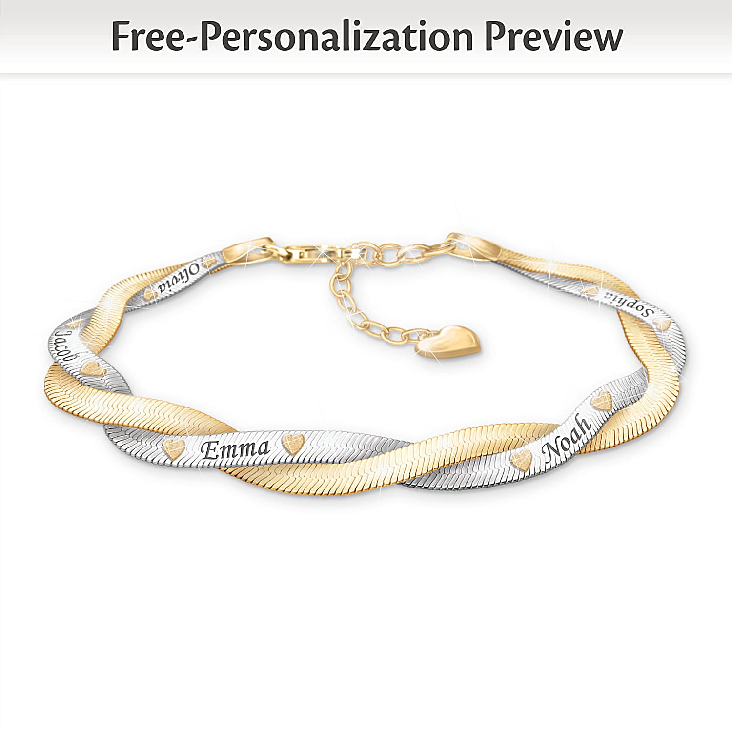 Family name bracelet store