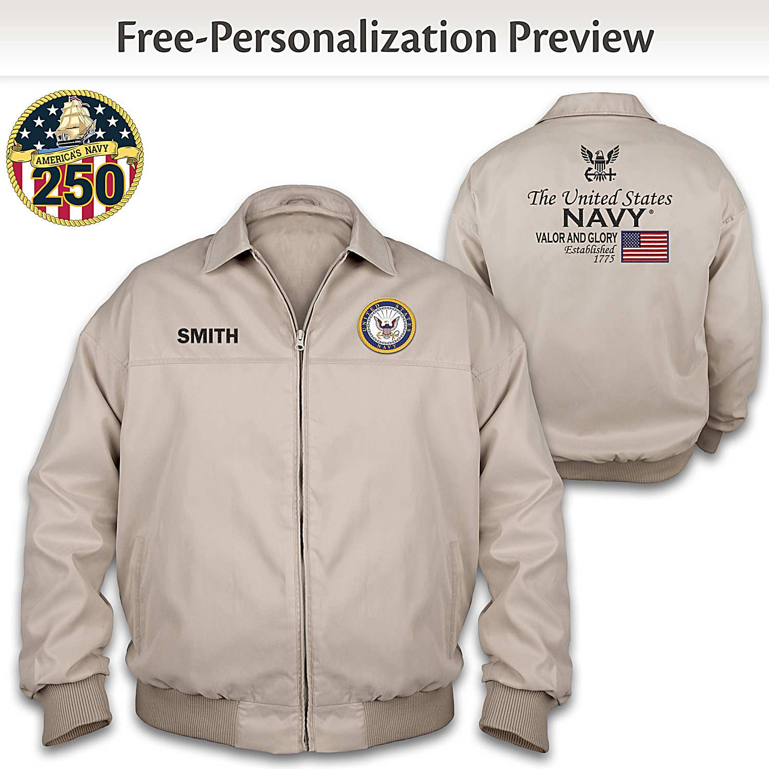 Jacket us navy hotsell