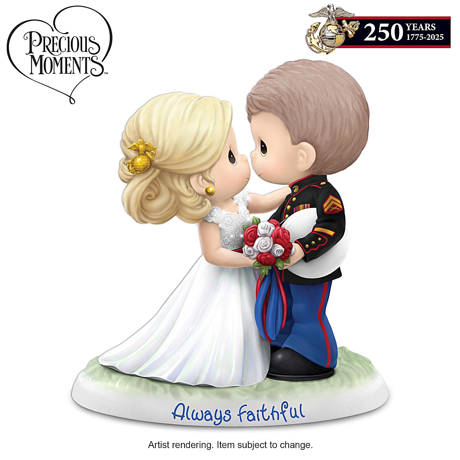 Precious Moments USMC Always Faithful Figurine