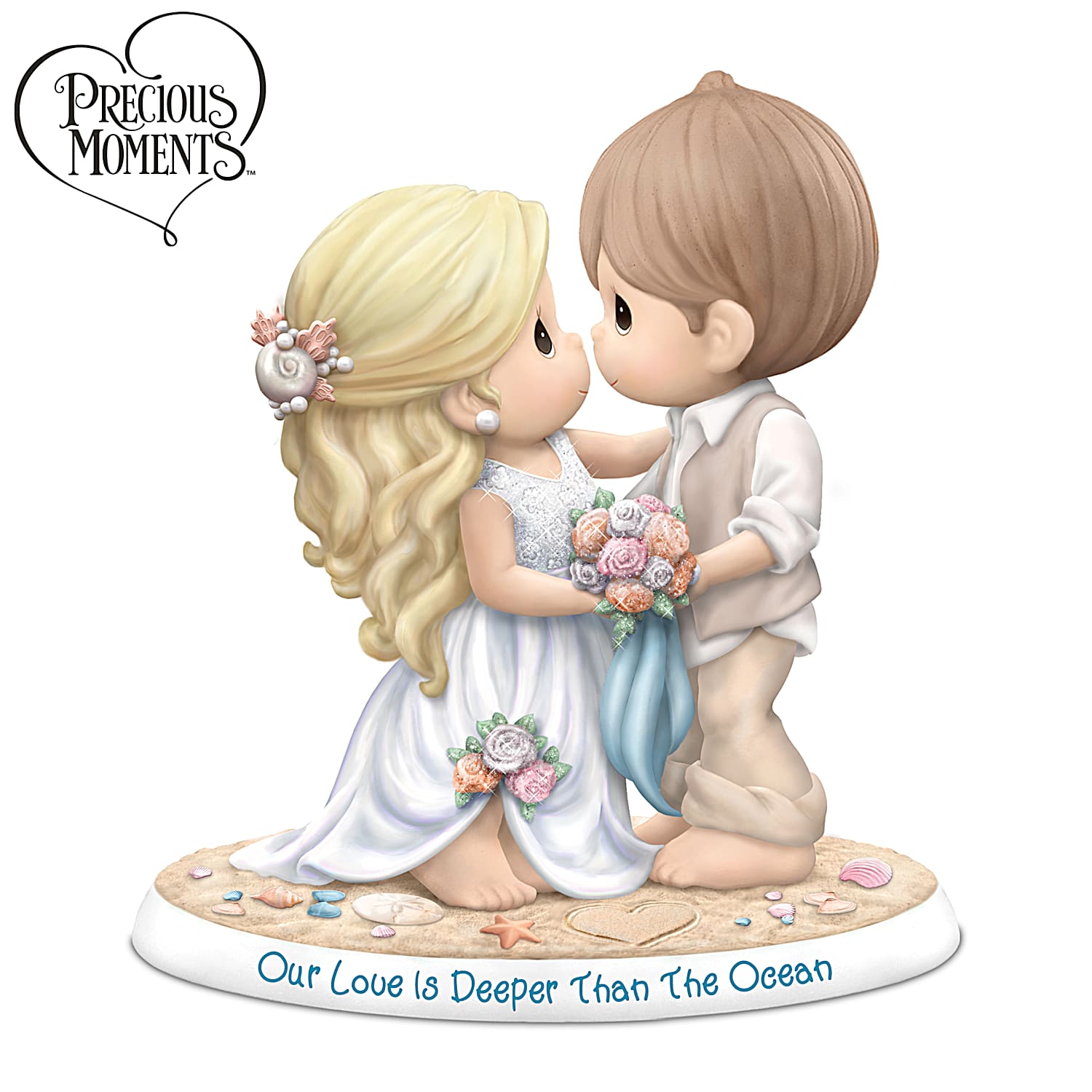 Precious moments wedding dolls discount