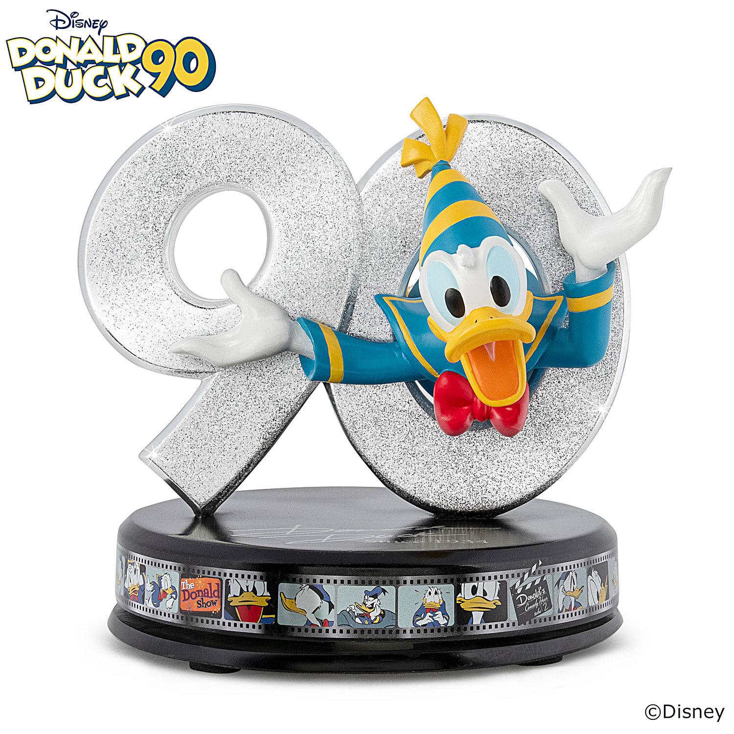Disney Donald Duck 90th Birthday Rotating Sculpture Disney Donald Duck 90th Birthday Rotating Sculpture