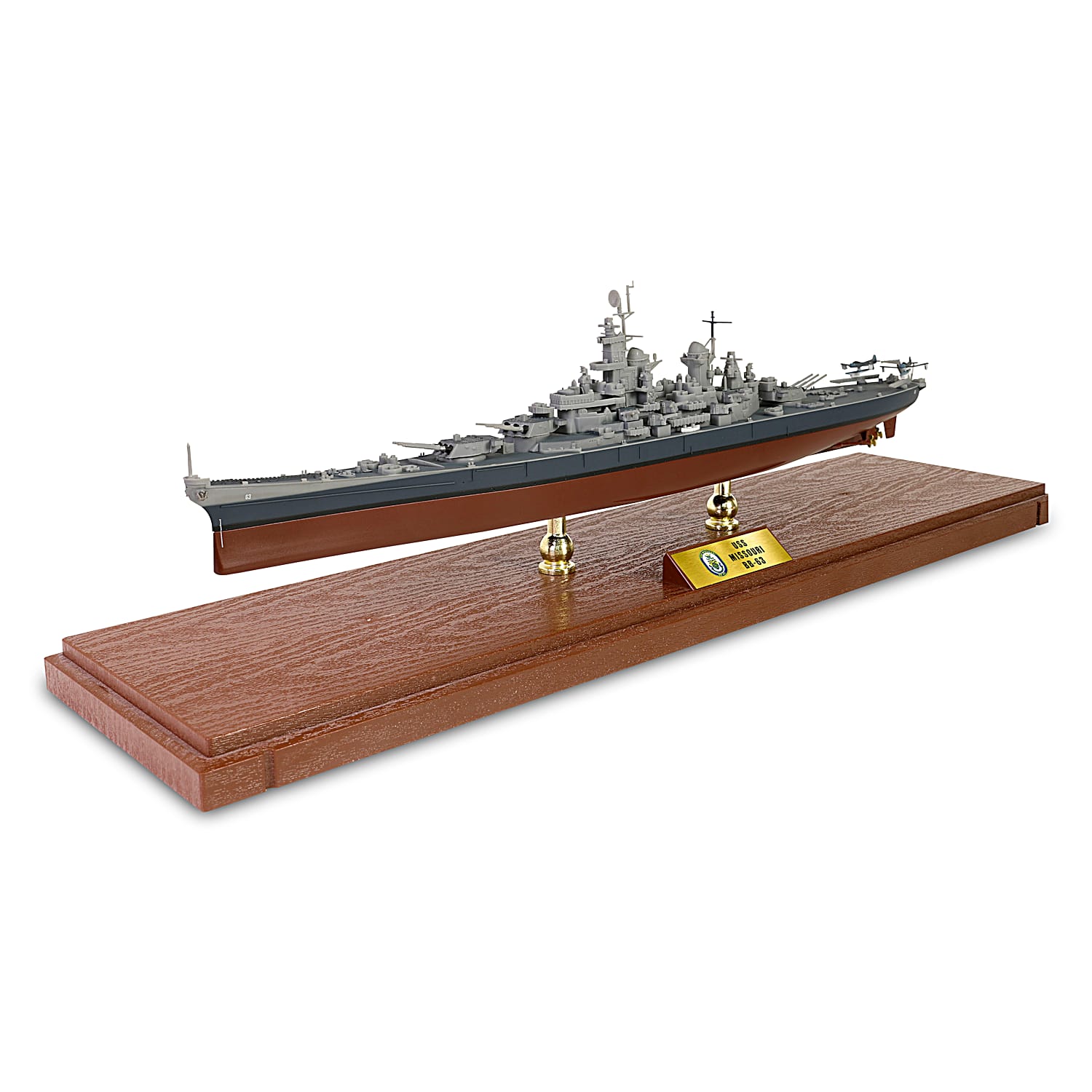 USS Missouri 18.5 Diecast Battleship With Rotating Gun