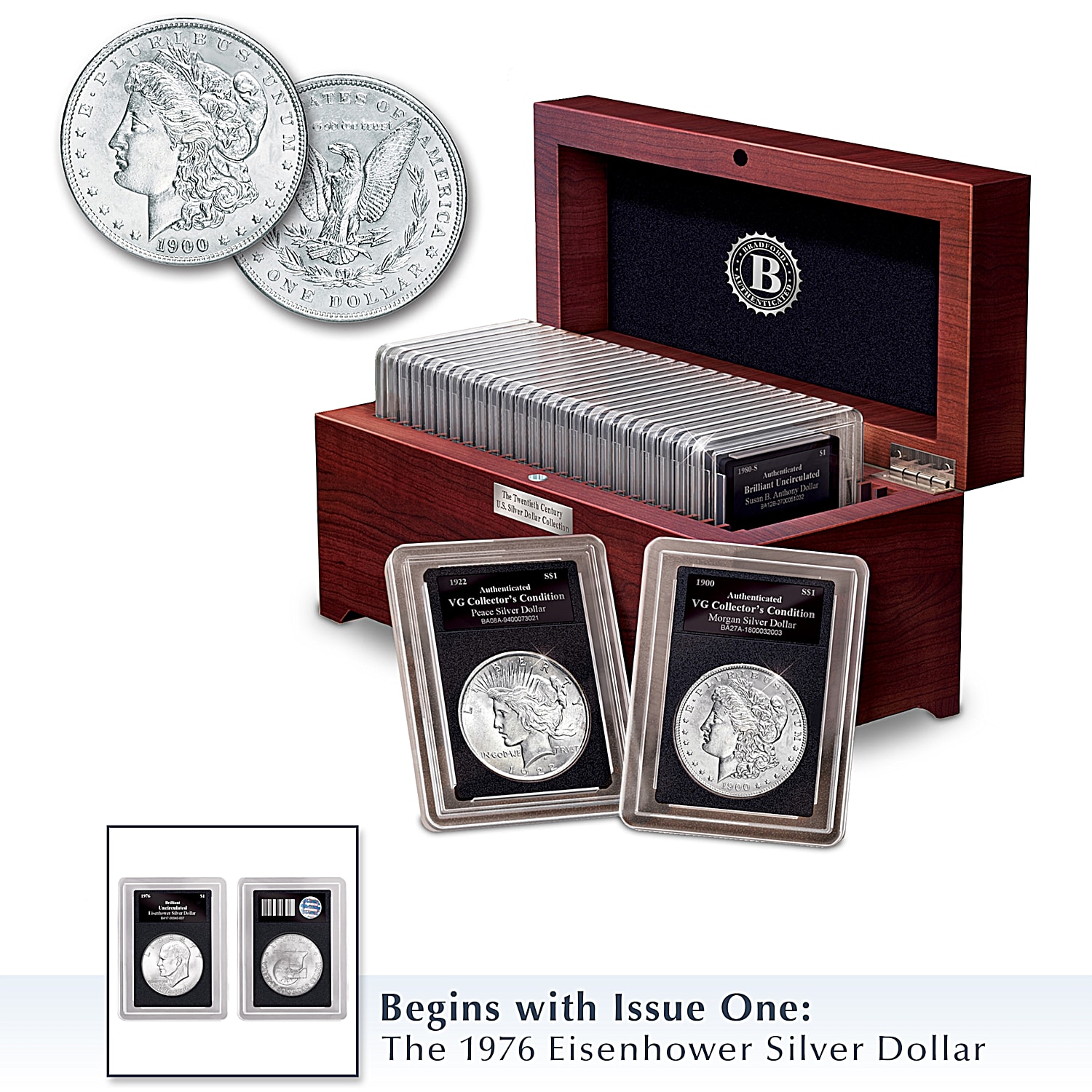 Complete 20th Century U.S. Silver Dollar Coin Collection