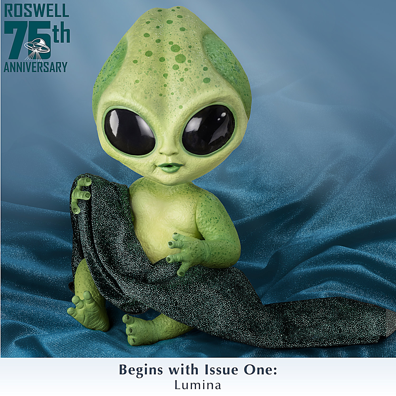 Hand Painted 16 Poseable Alien Baby Doll Collection With Realistic