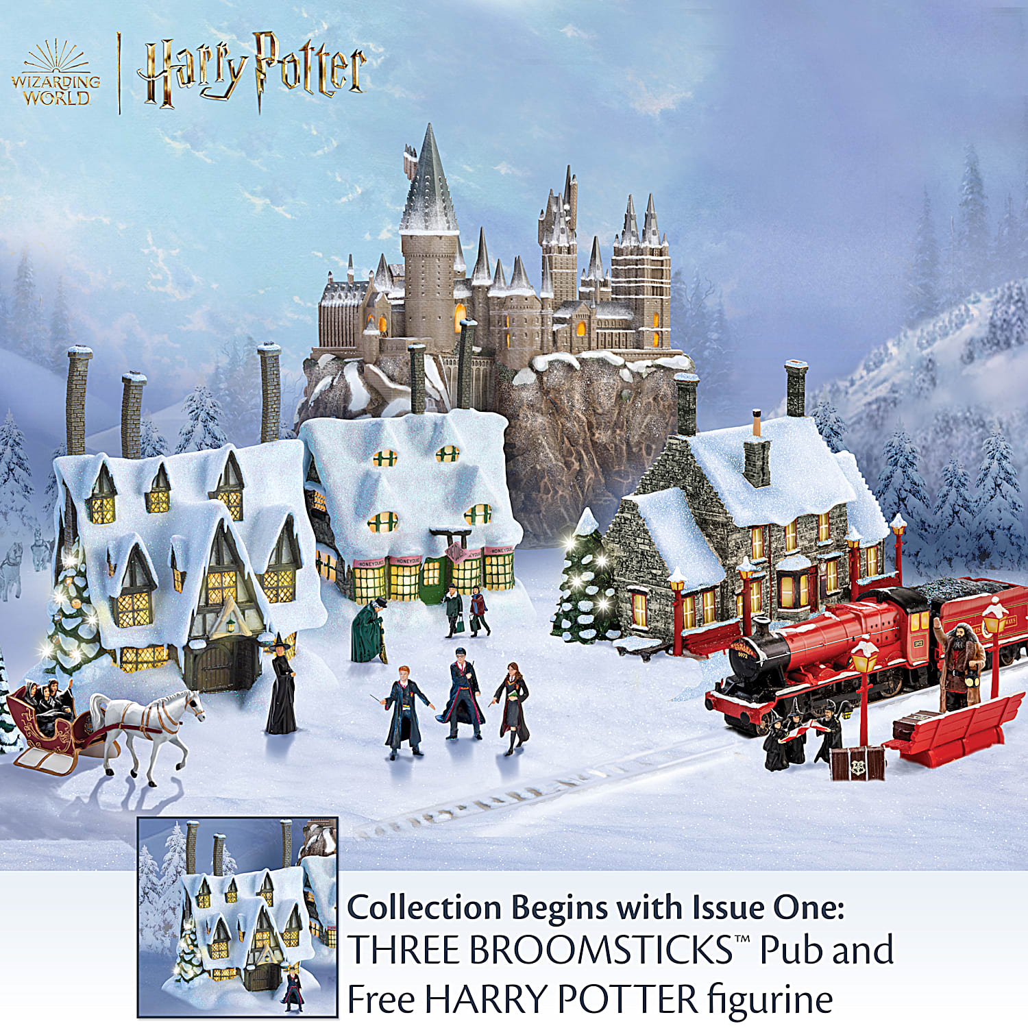 Department 56 Harry Potter The Burrow Lighted Building