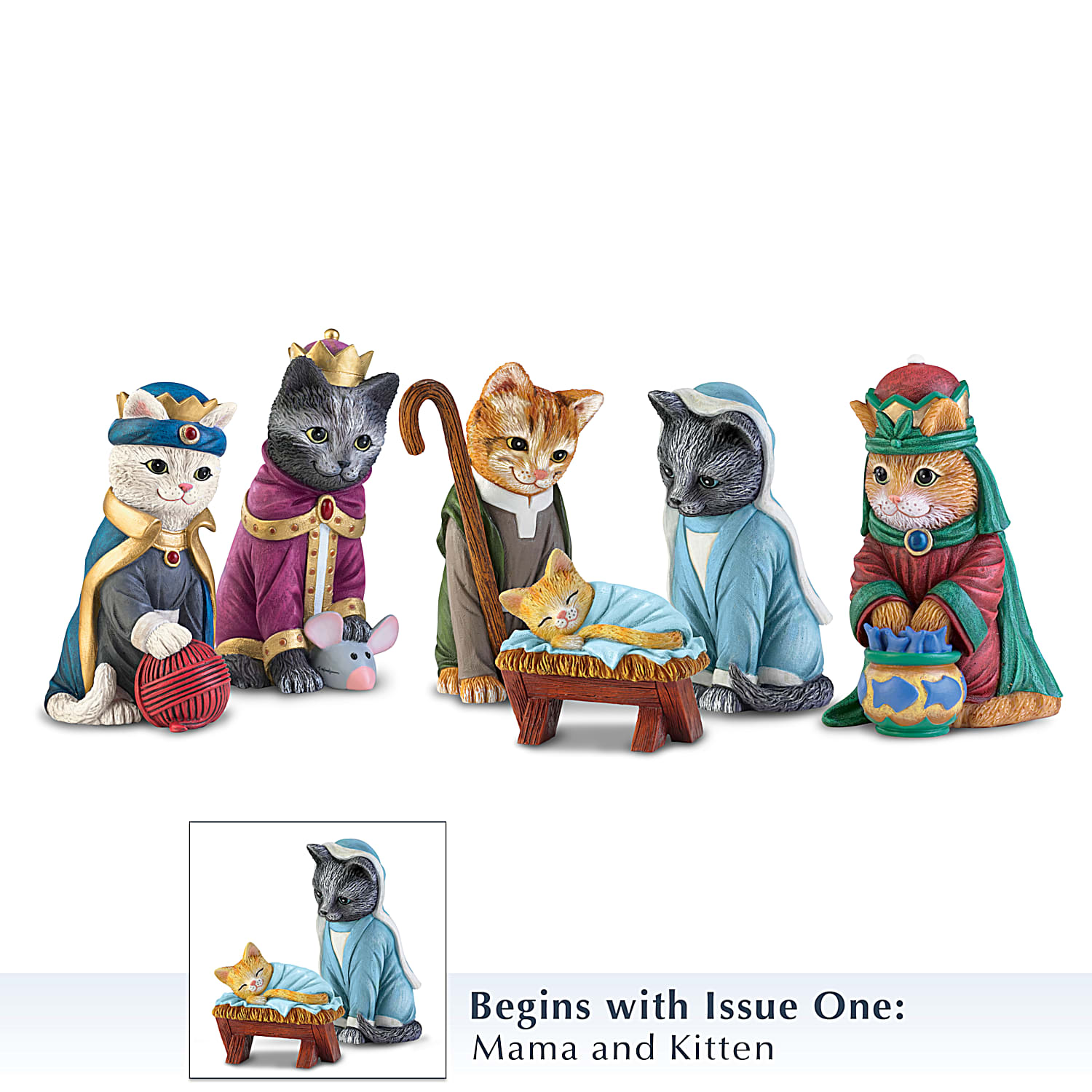 Cat in nativity discount
