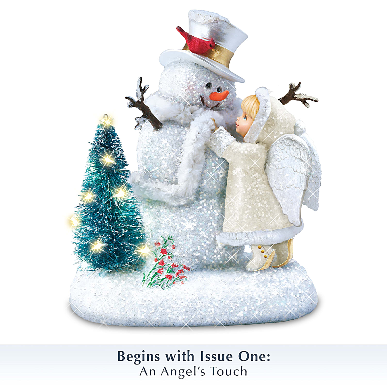 Dona Gelsinger Winter Wonders Illuminated Hand-Painted Snow