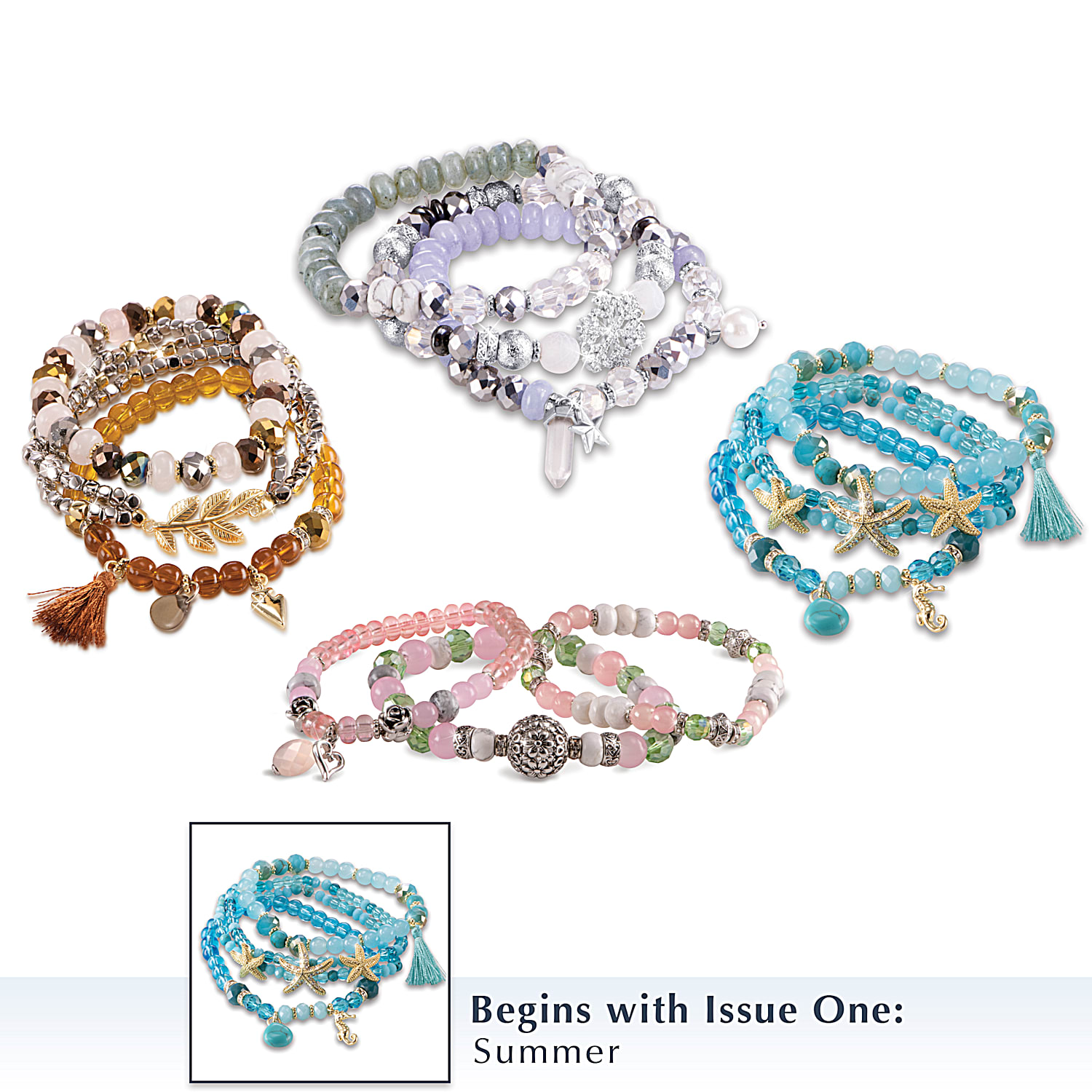 Beaded charm bracelet thirty one sale