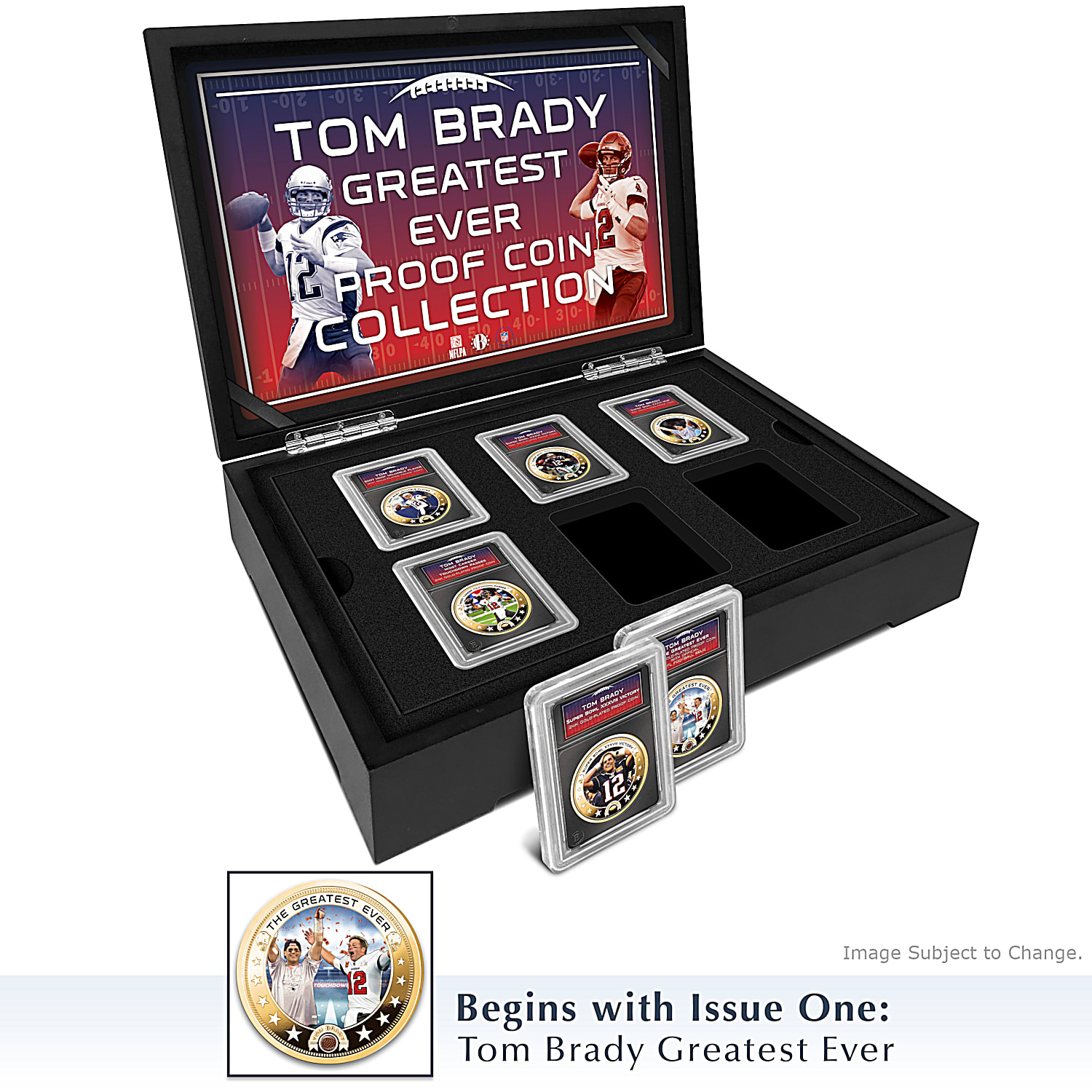 : Breast Cancer Awareness Tom Brady NFL JFK Half Dollar US 24K  Gold Plated US Coin : Collectibles & Fine Art