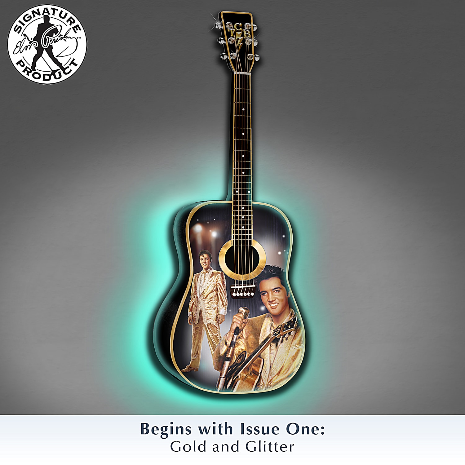 ★ター坊様専門★ELVIS PRESLEYアコスティックギター★BLACK Elvis Presley Sculptural Six-String Guitar Collection