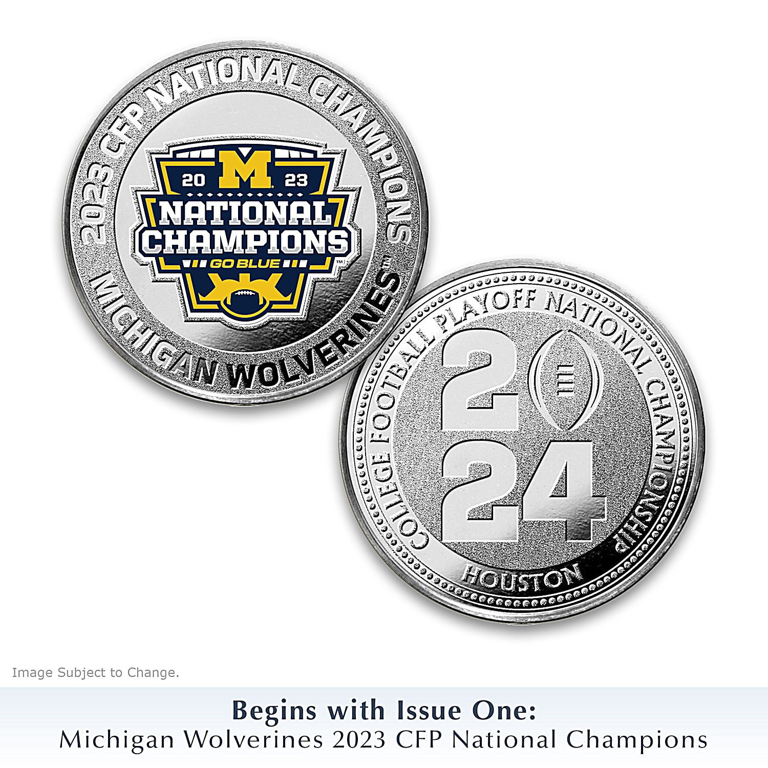 University Of Michigan Wolverines 2023 Football National Champions