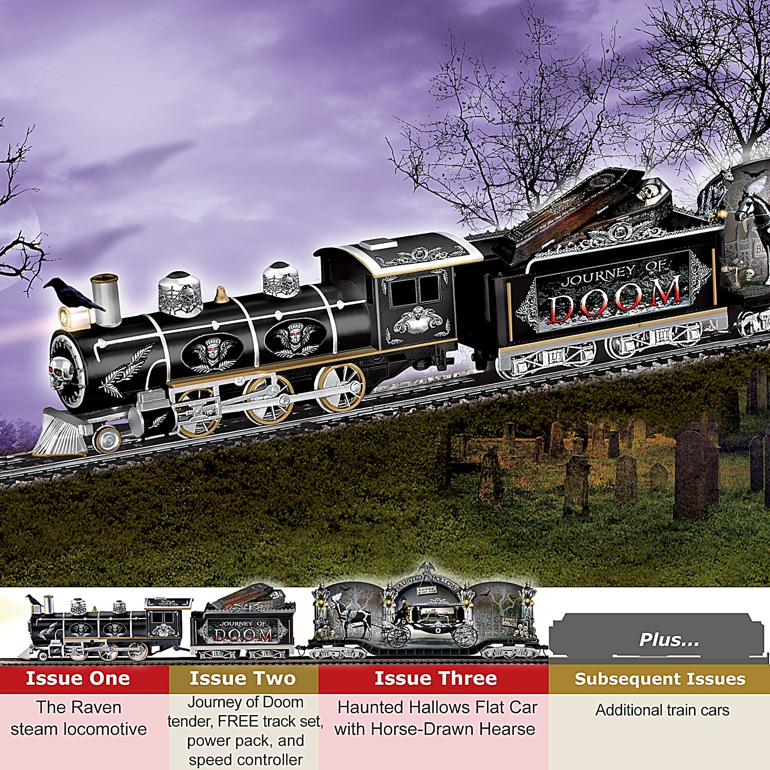 Bradford exchange train sets cheap