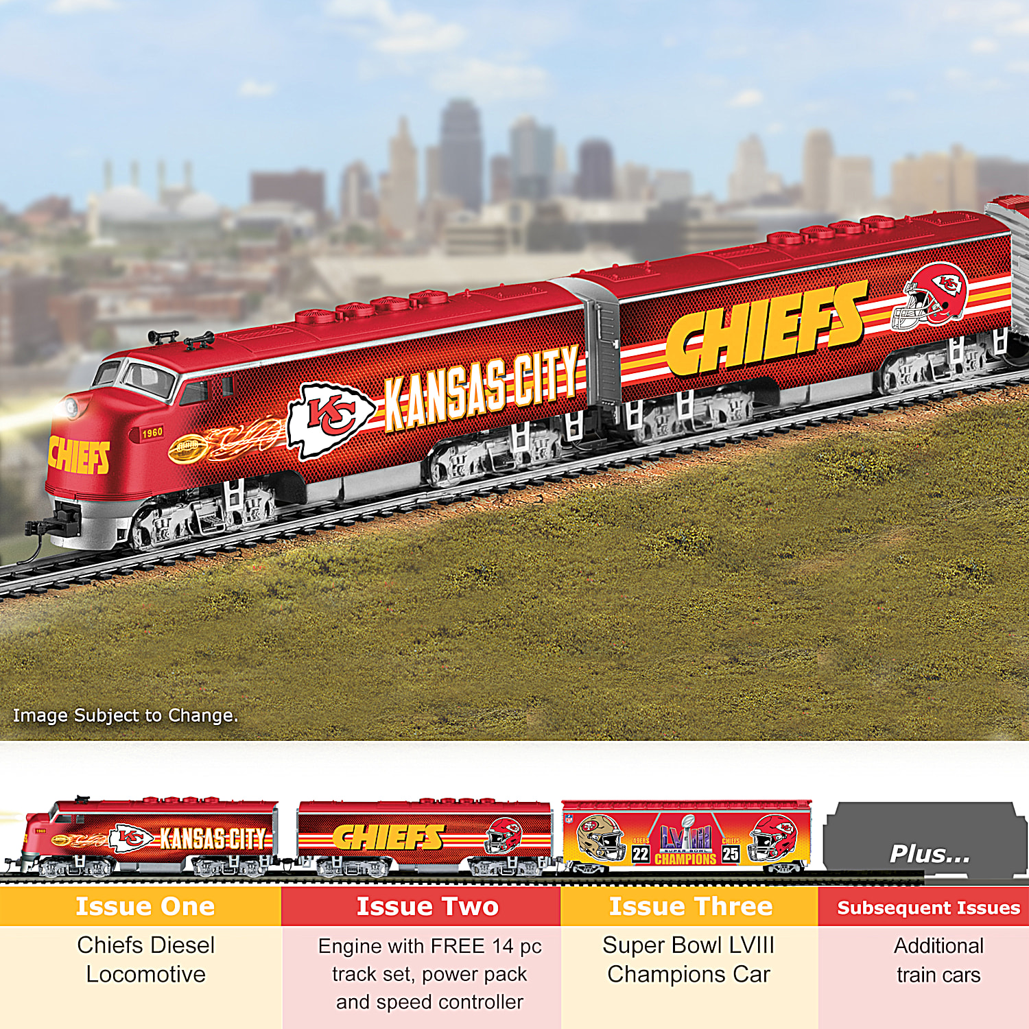 Super bowl express train clearance set