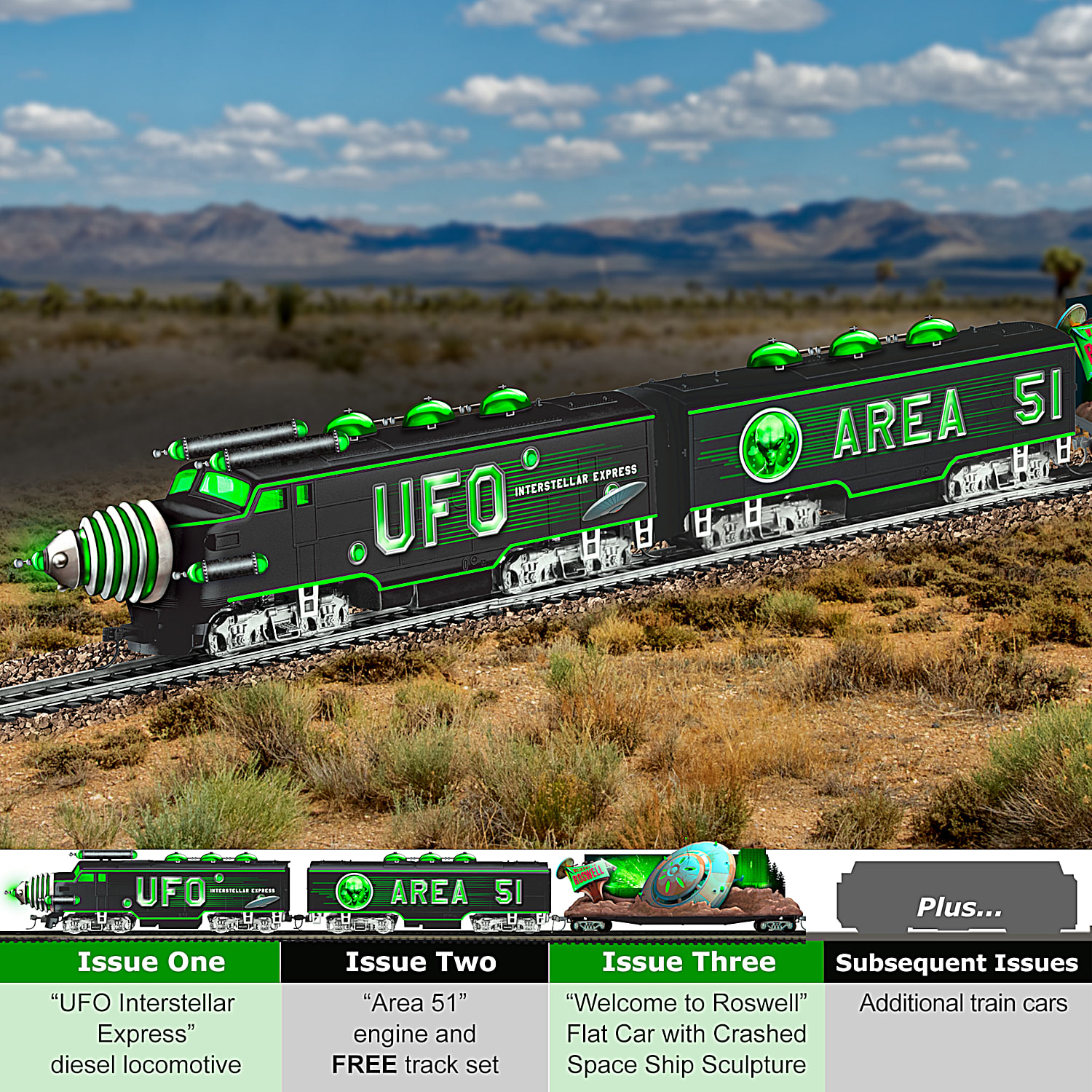 Bradford exchange clearance train sets