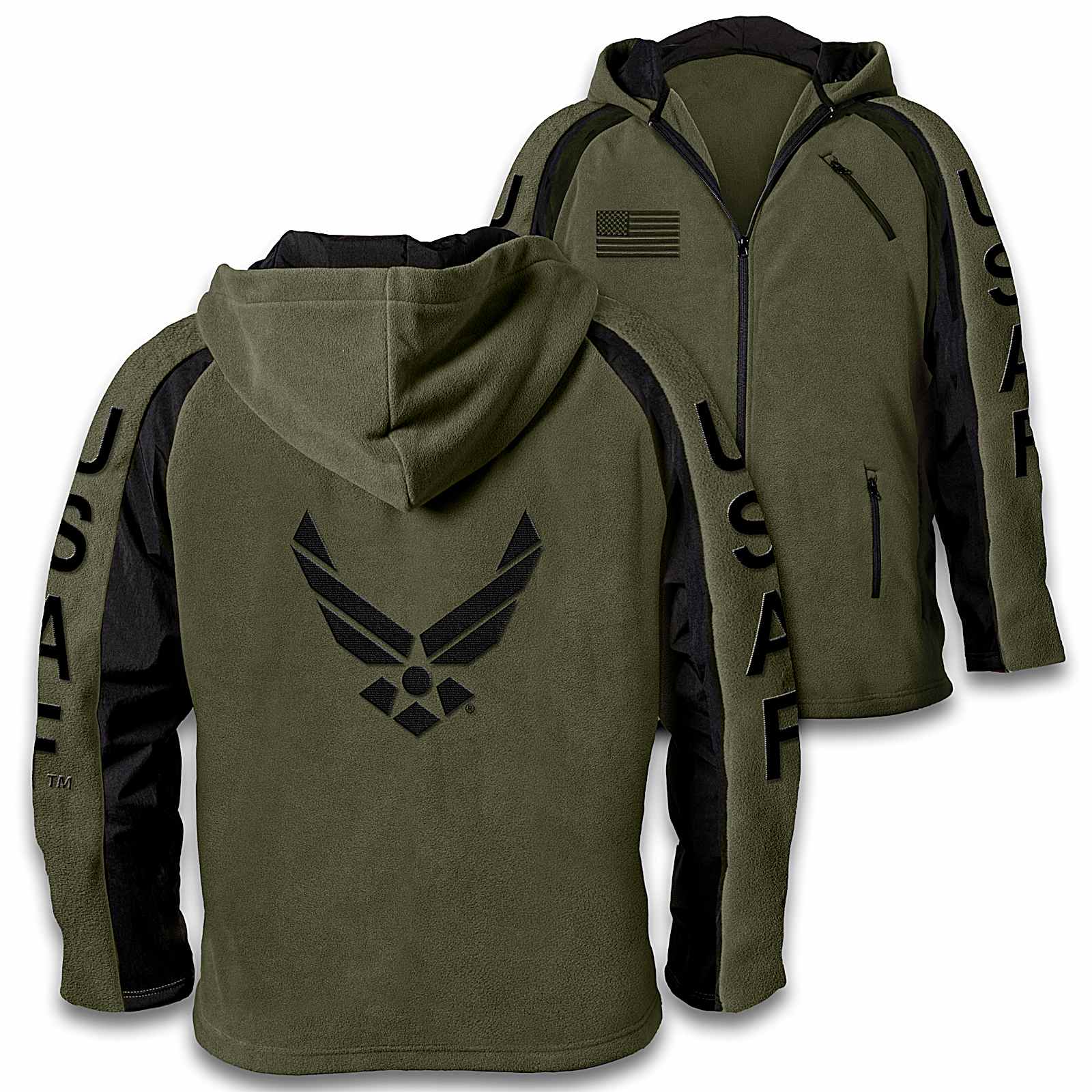 Men's U.S. Air Force Fleece Jacket – Military Gift