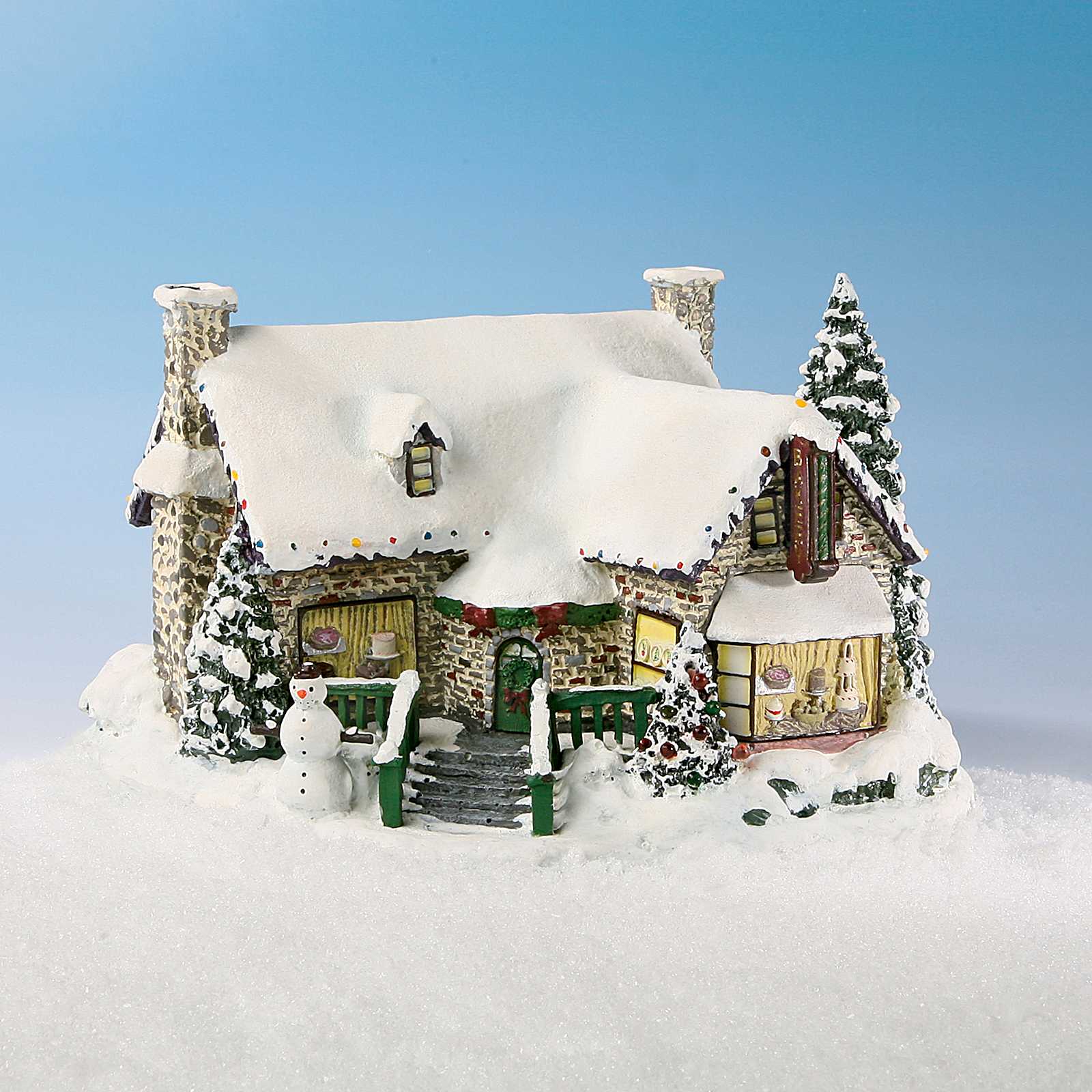 Thomas Kinkade Village Yuletide Bakery Building