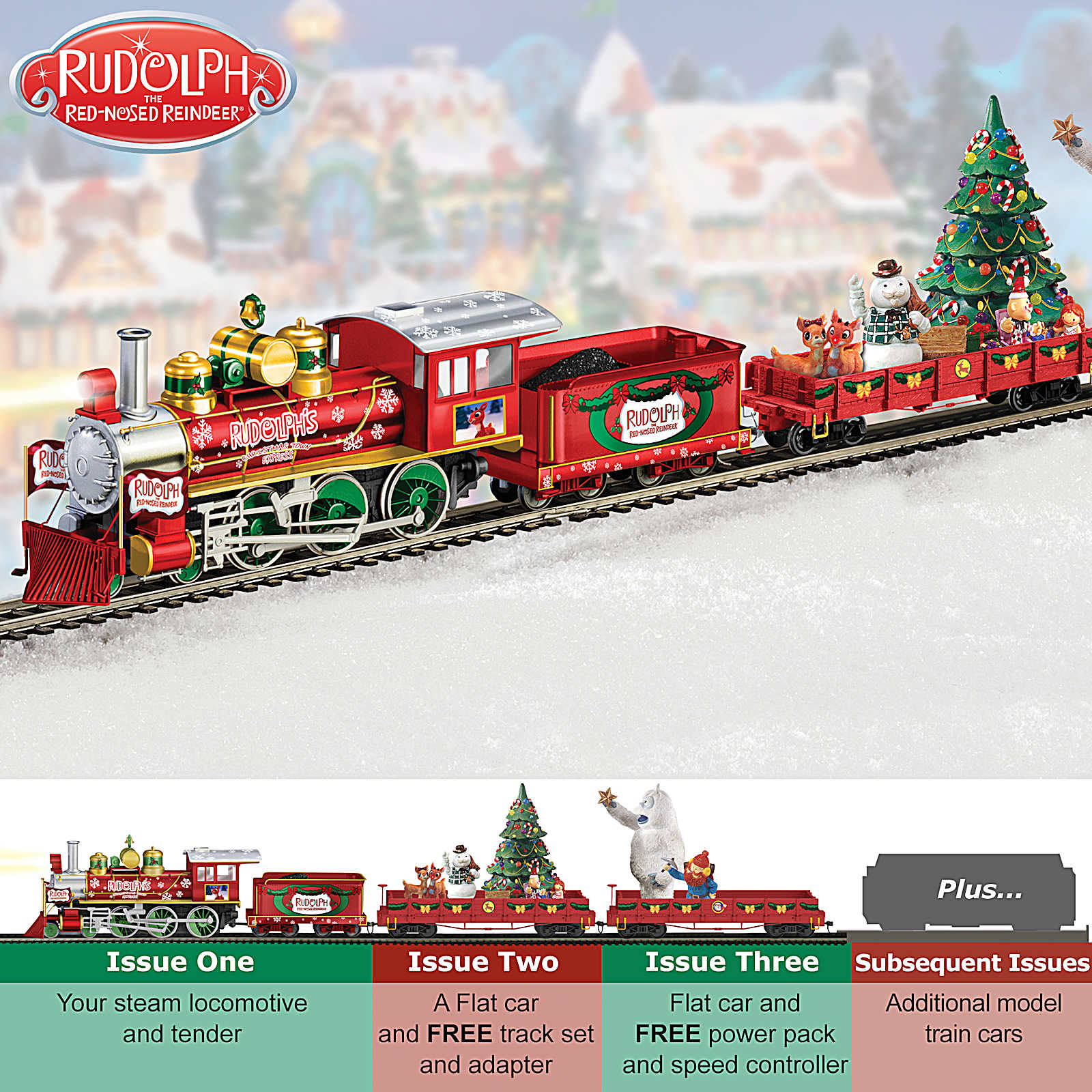 Rudolph The Red Nosed Reindeer Misfit Toys Train