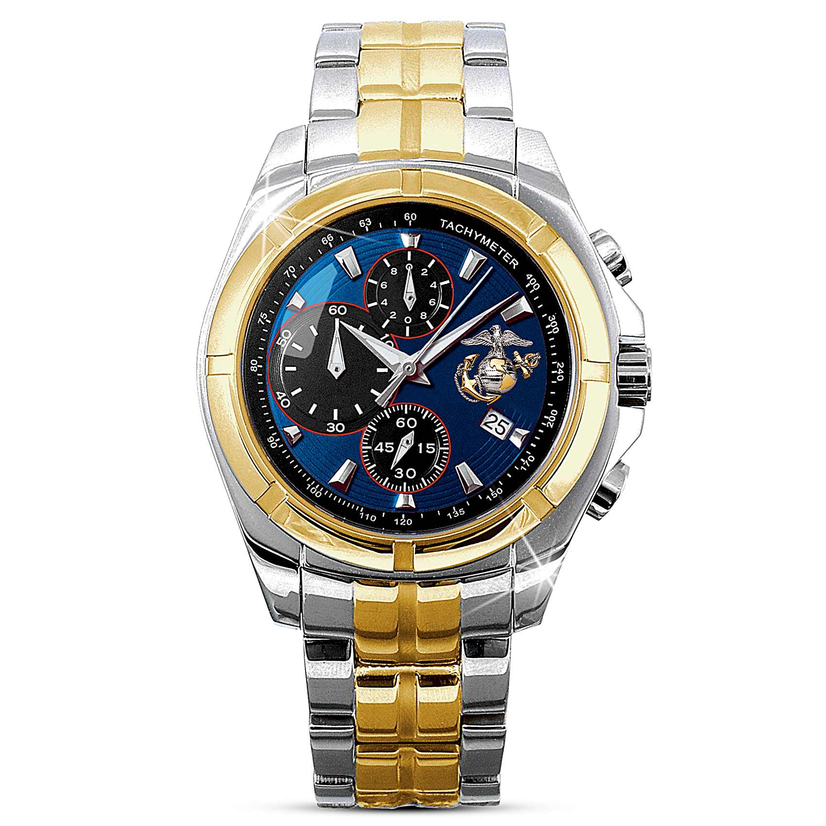The Few And The Proud USMC Stainless Steel Mens Watch
