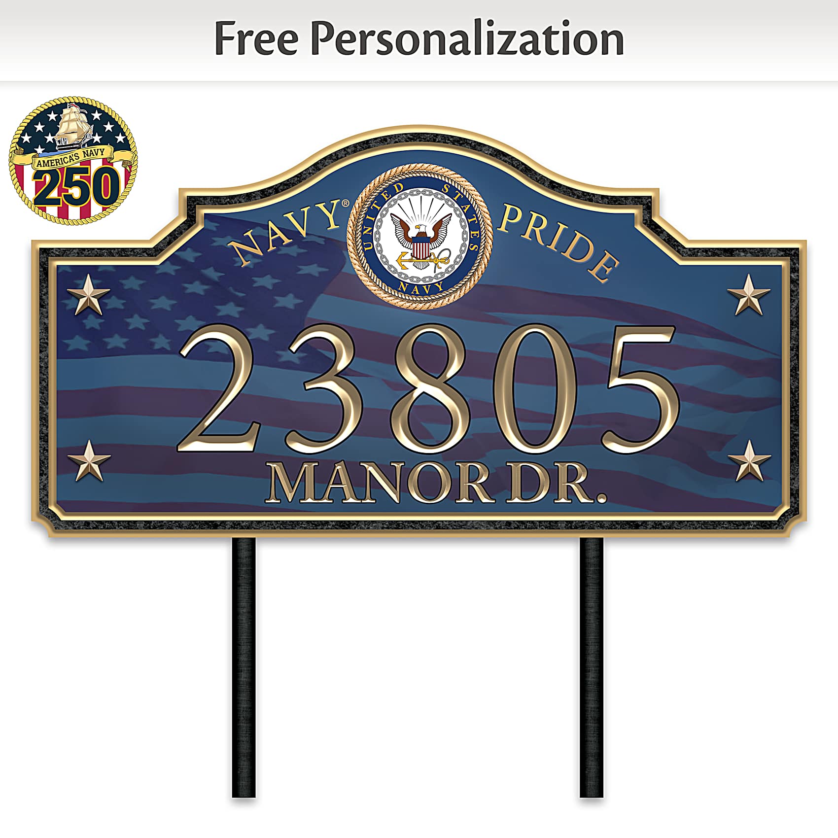 US NAVY 懐中電灯&ネームプレート US NAVY 懐中電灯&ネームプレート