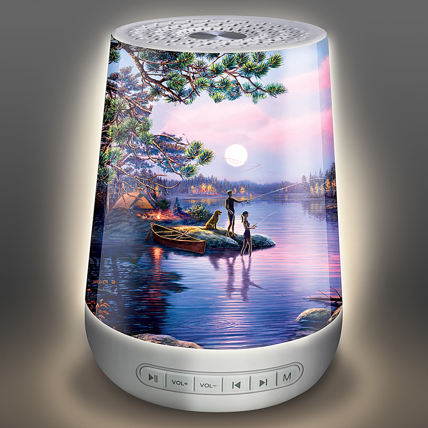 Illuminated Sound Machine That Emits 24 Soothing Sounds For Better