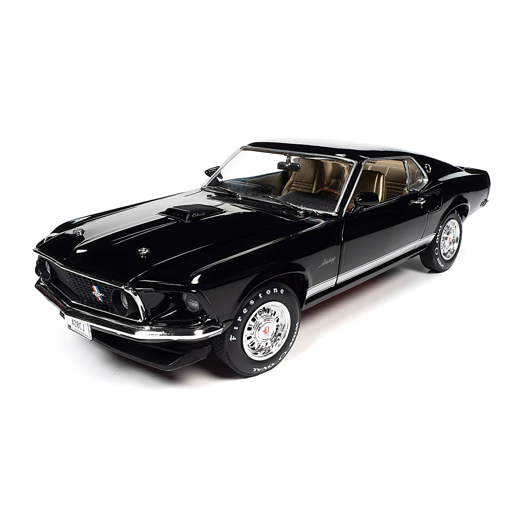 1969 Ford Mustang GT 2+2 1/18 ダイキャストカー 1969 Mustang GT 2+2 1:18-Scale Diecast Car