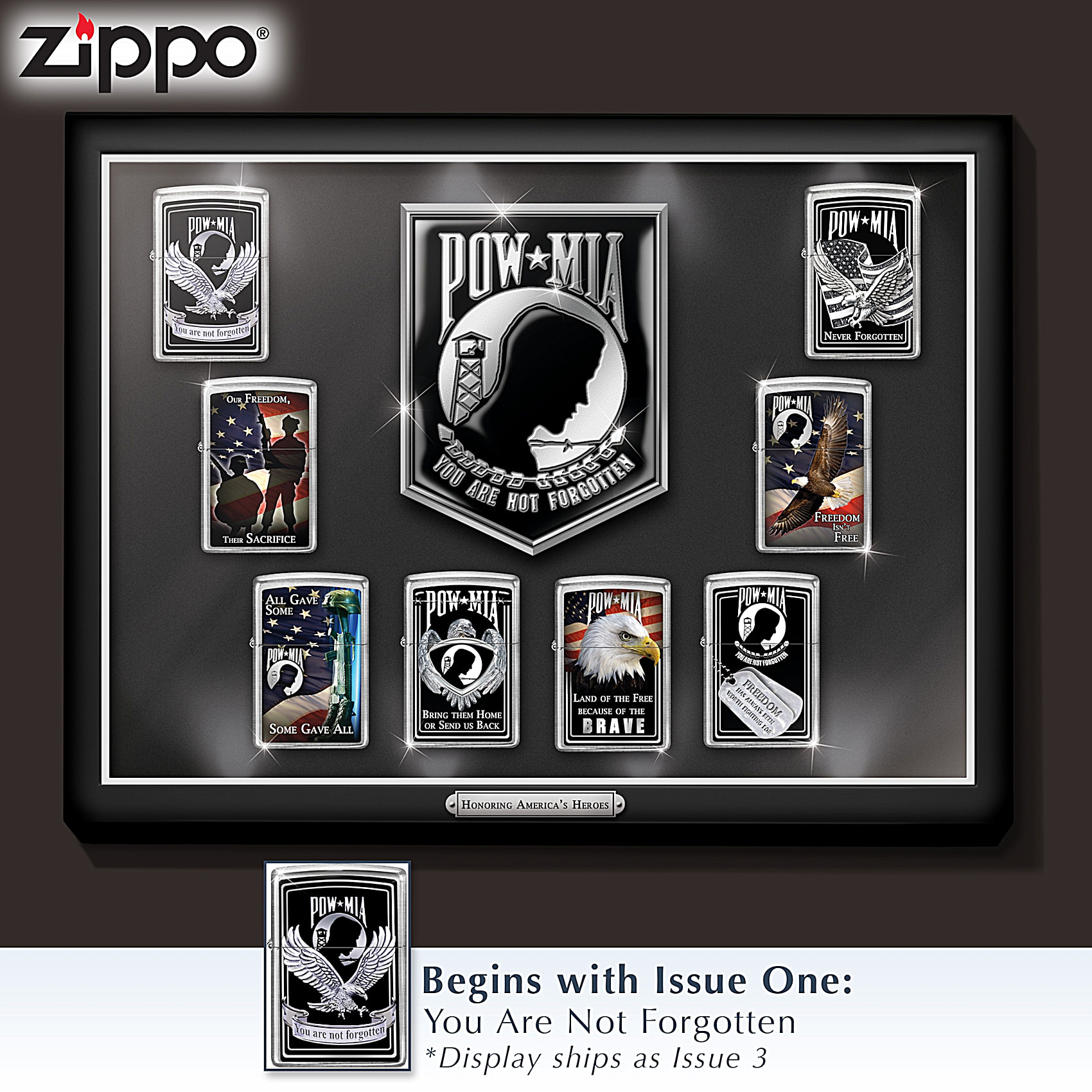 POW MIA Zippo Lighter Collection – Honoring America's Heroes – The