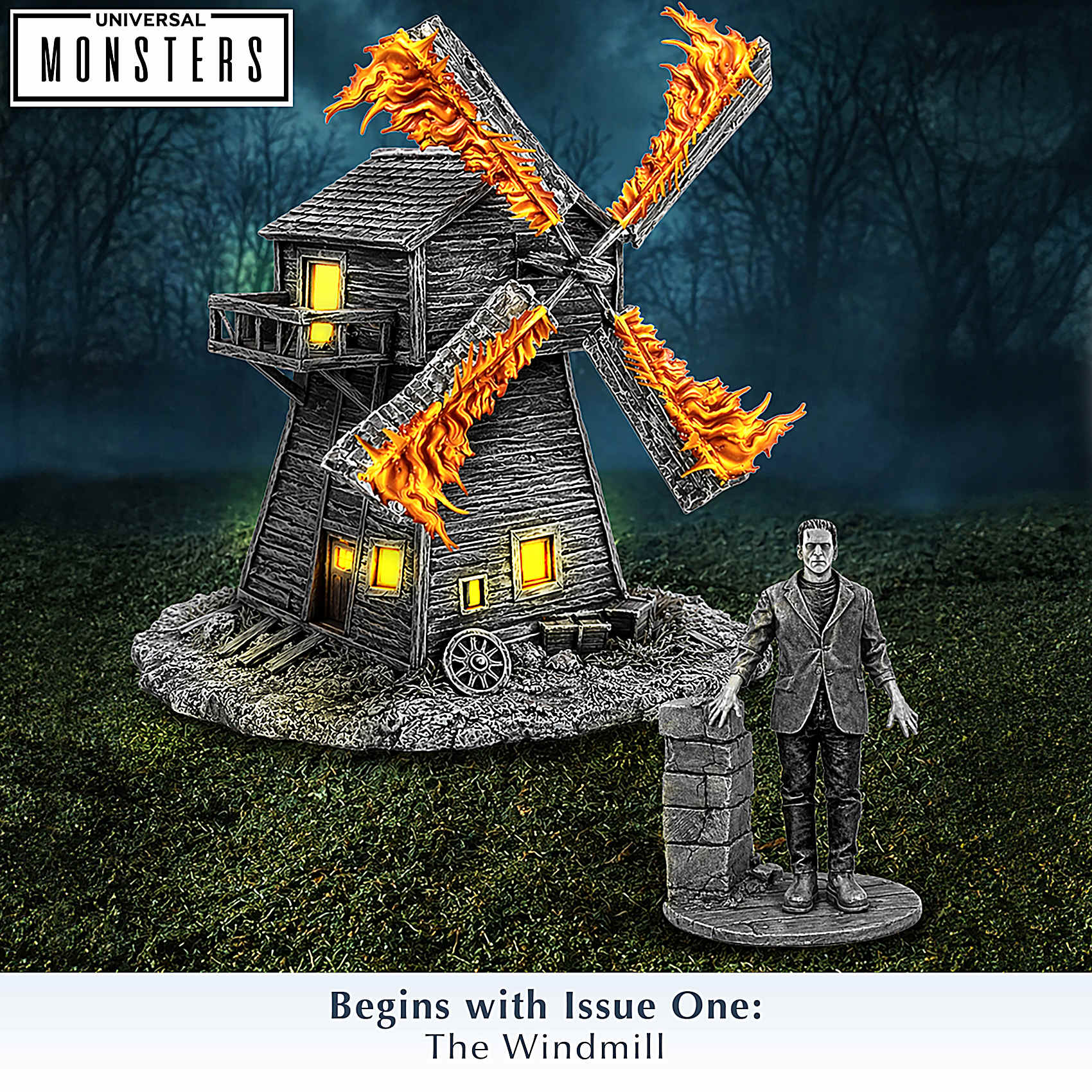 Illuminated Universal Monsters Village Collection Featuring