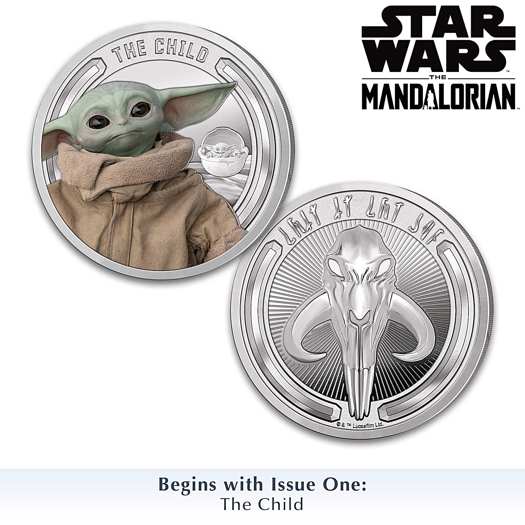 STAR WARS The Mandalorian 99.9% Silver-Plated Proof Collection