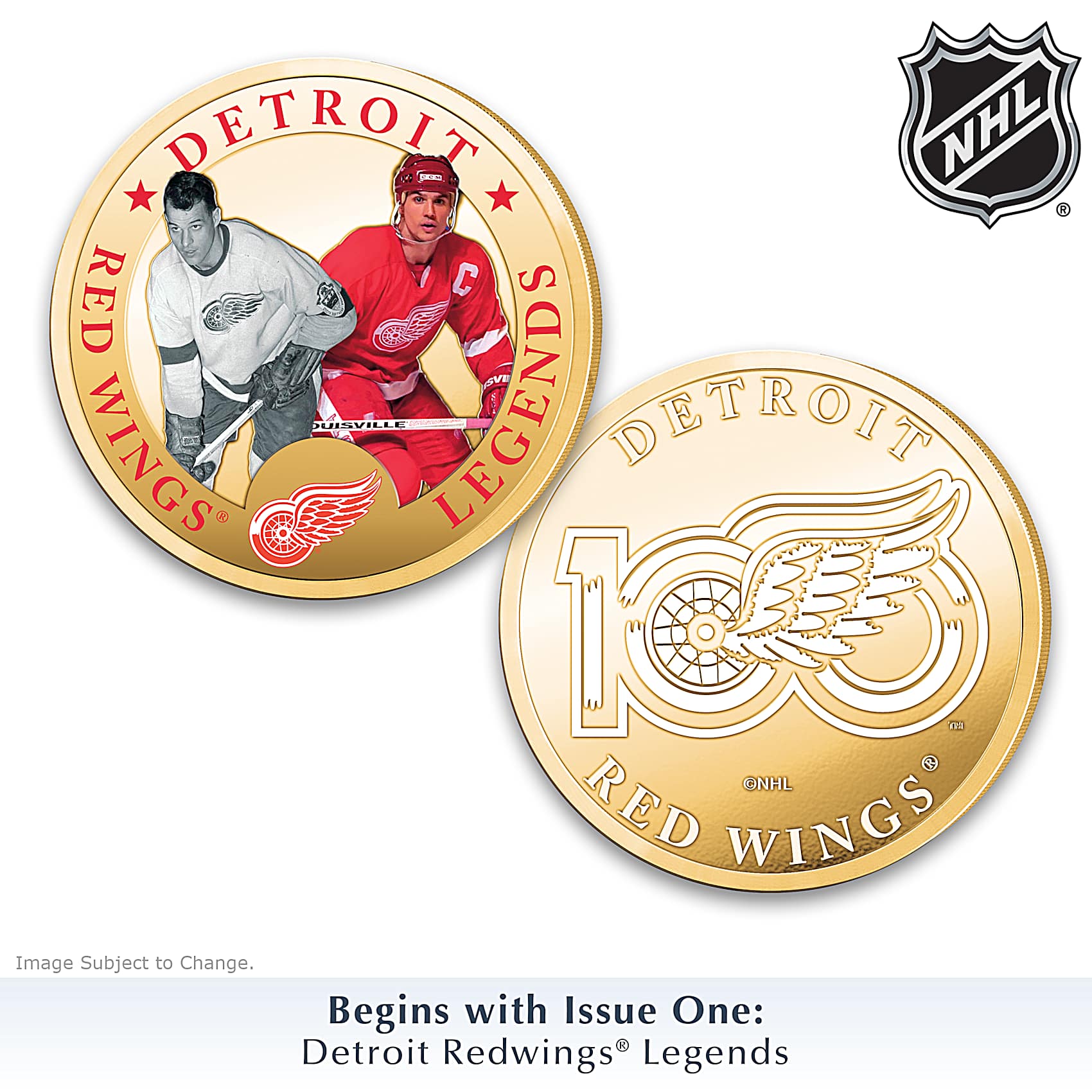Detroit Red Wings® NHL® Proofs Honoring The Best Players