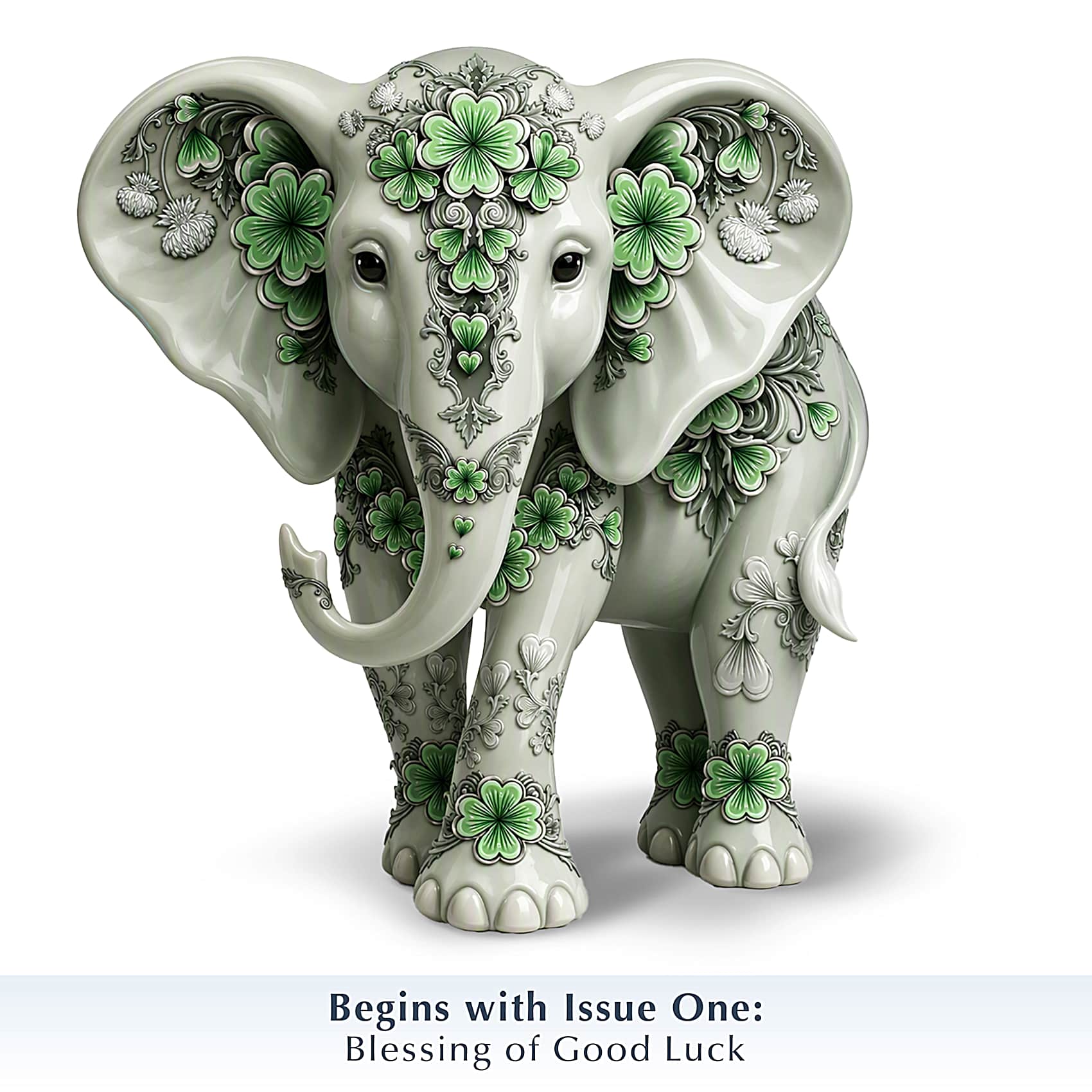 Elephant Figurine Collection By Artist Blake Jensen Featuring