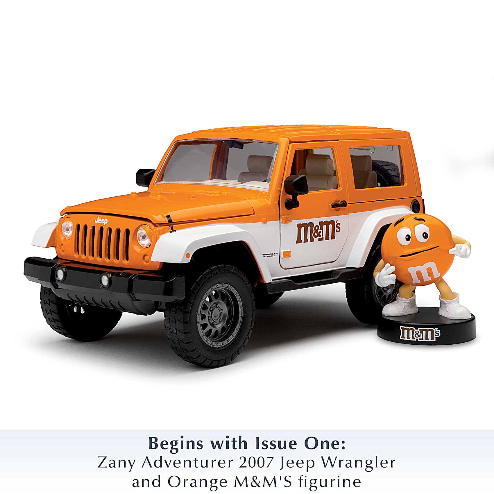 M&MS 1:24-Scale Diecast Cars Featuring A 2007 Jeep Wrangler, A