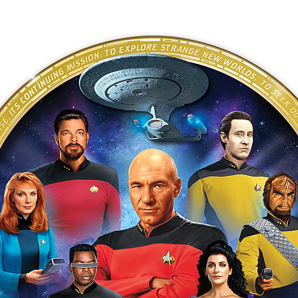 Star Trek TNG Pikard Collector Plate