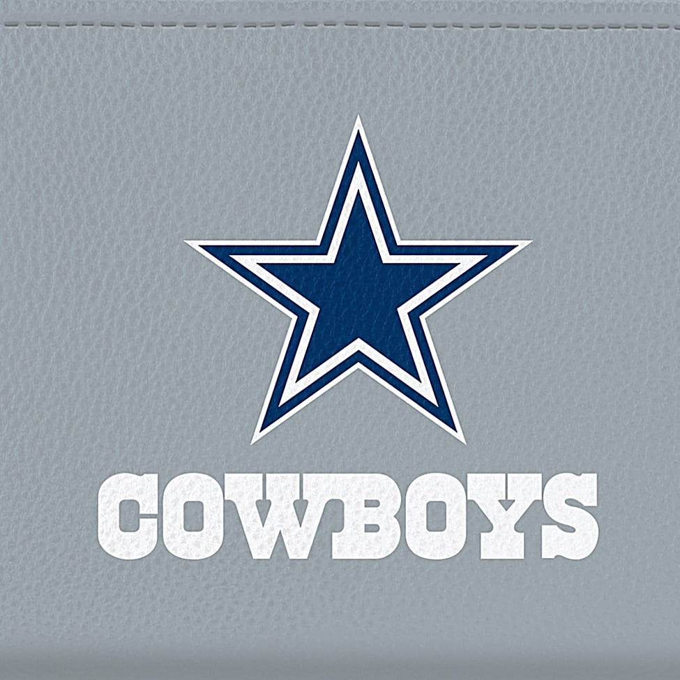 Dallas Cowboys Leather Wallet Purse Zip Around Women Handbag Clutch