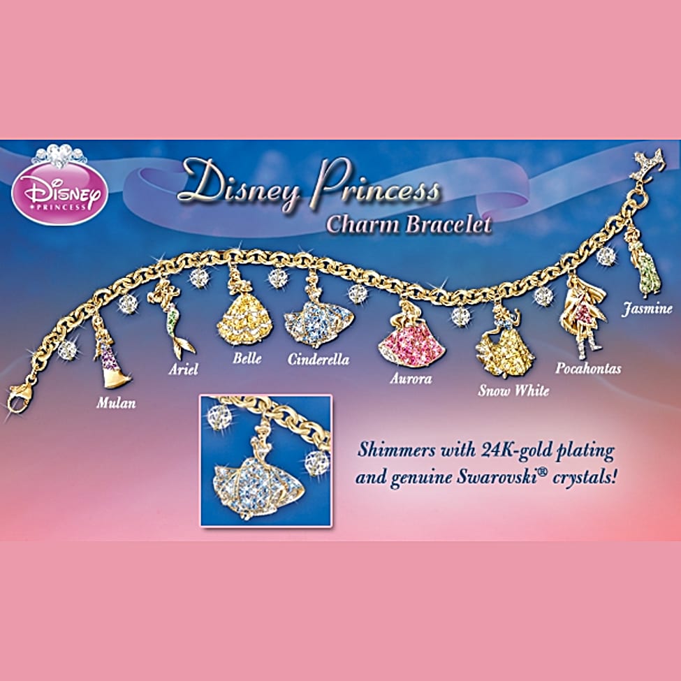 Princess Snow White Charm Bracelet/Disney Inspired/Fairytale