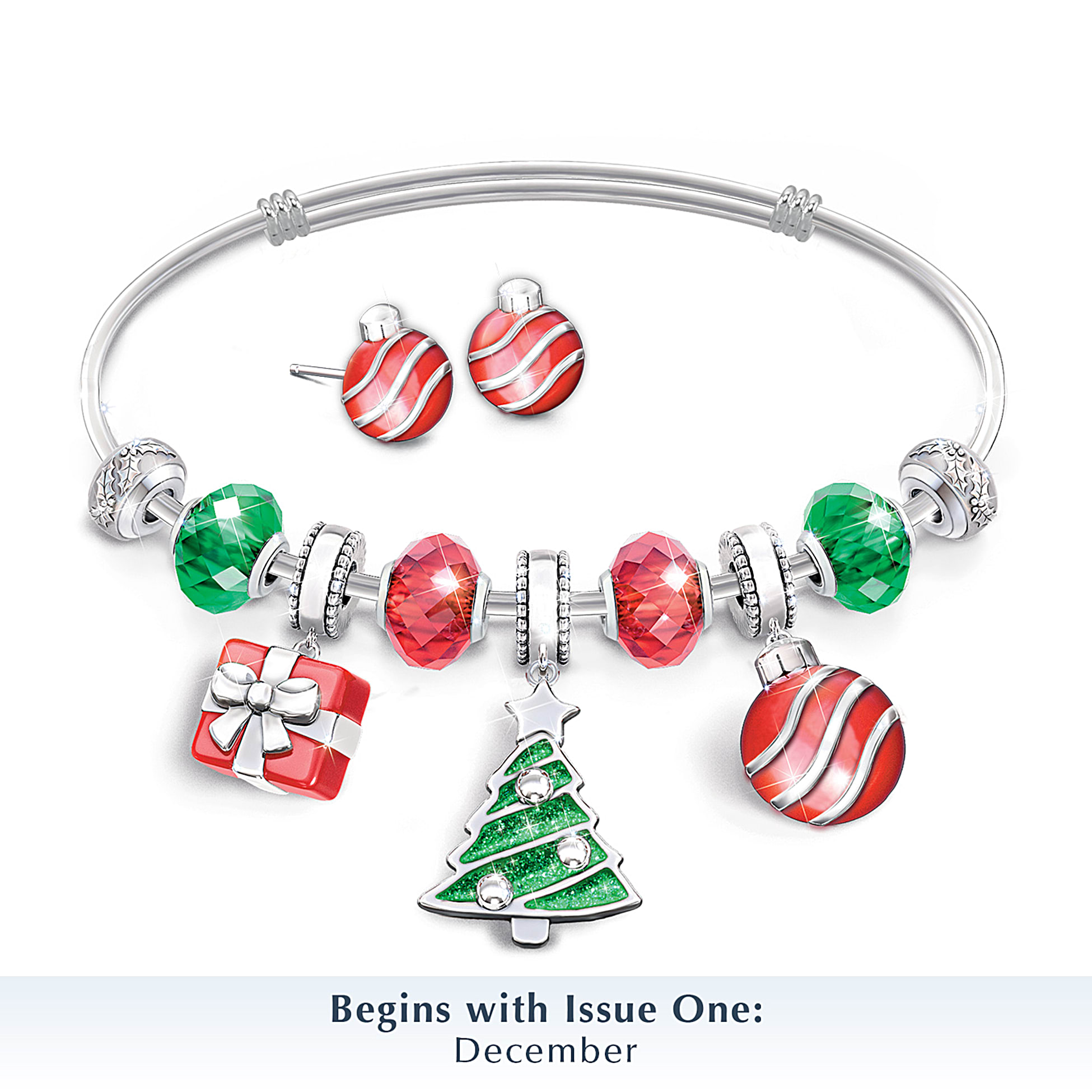 Christmas Ornament Bracelet All for the Holidays Bracelet