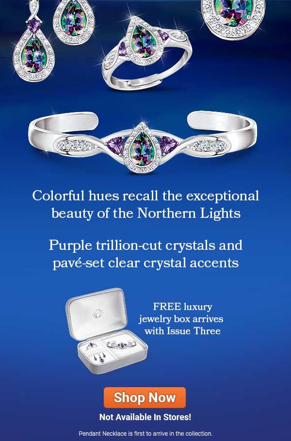 The Bradford Exchange Over 1 Carat of Mystic Crystals in Each Jewelry Piece Campaign Buzz