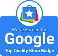 We've Earned the Google Top Quality Store Badge