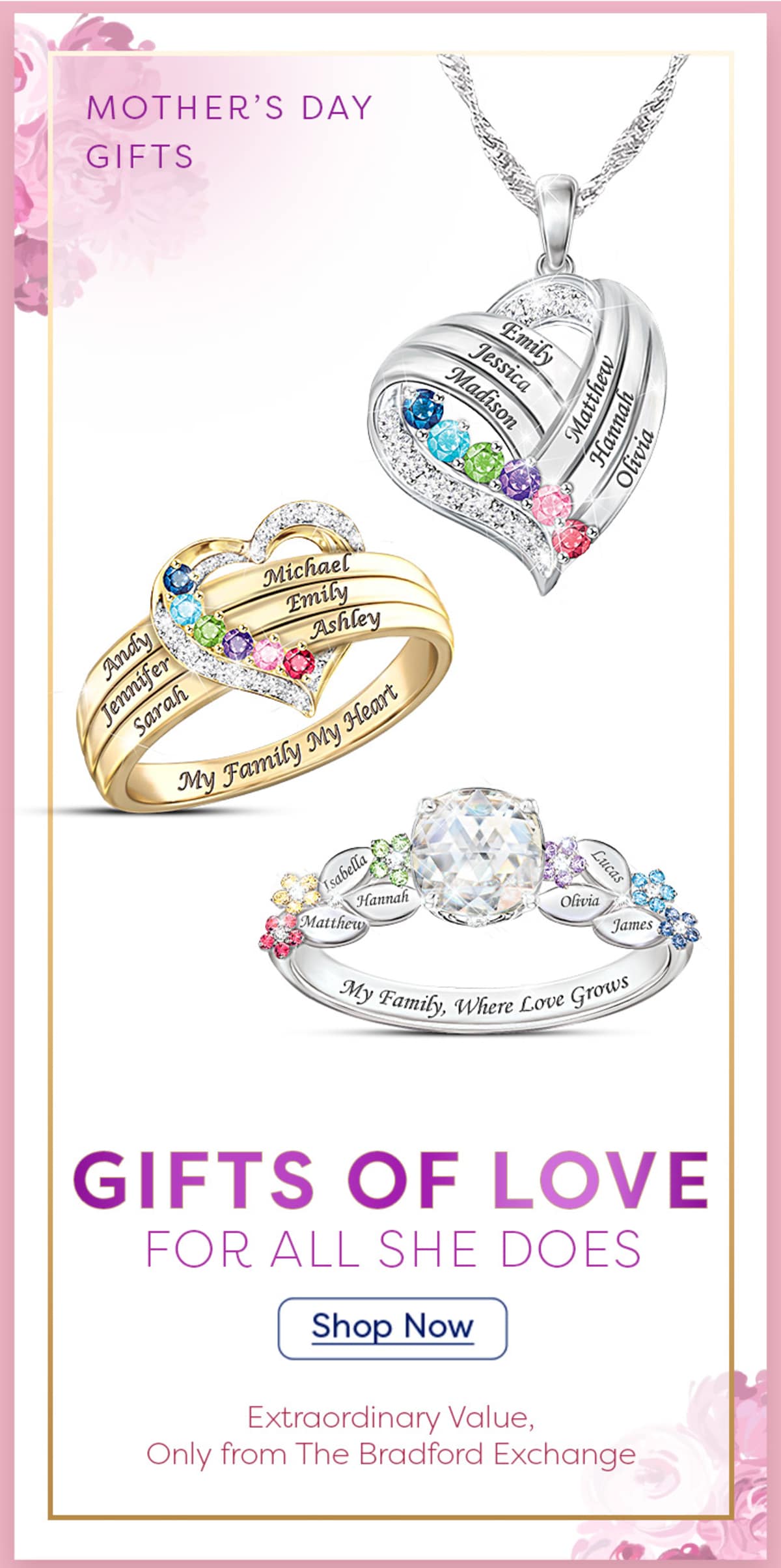 GIFTS OF LOVE FOR ALL SHE DOES - Shop Now