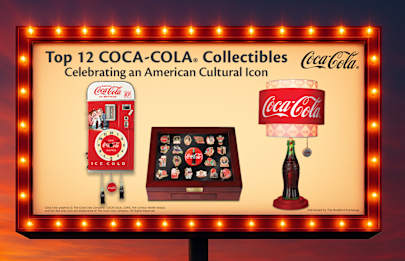 Top 12 COCA-COLA&reg; Collectibles from The Bradford Exchange: Celebrating an American Cultural Icon