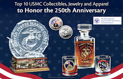Top 10 USMC Collectibles, Jewelry and Apparel to Honor the 250th Anniversary