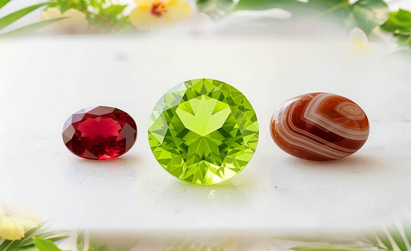 Three Birthstones, One August: The Meaning Behind Peridot, Spinel and Sardonyx
