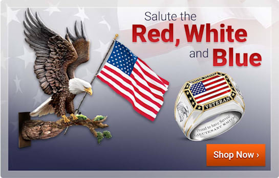 Saluting the Red, White and Blue - Shop Now