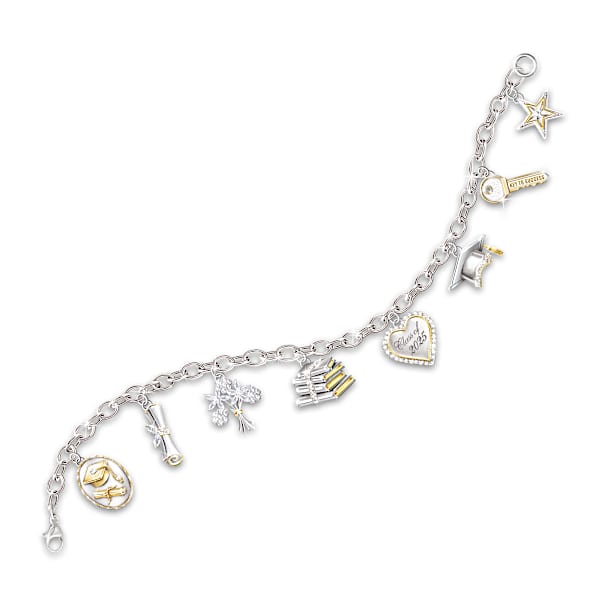 Head Of The Class Charm Bracelet: Graduation Jewelry Gift For Her - Graduation Gift Ideas